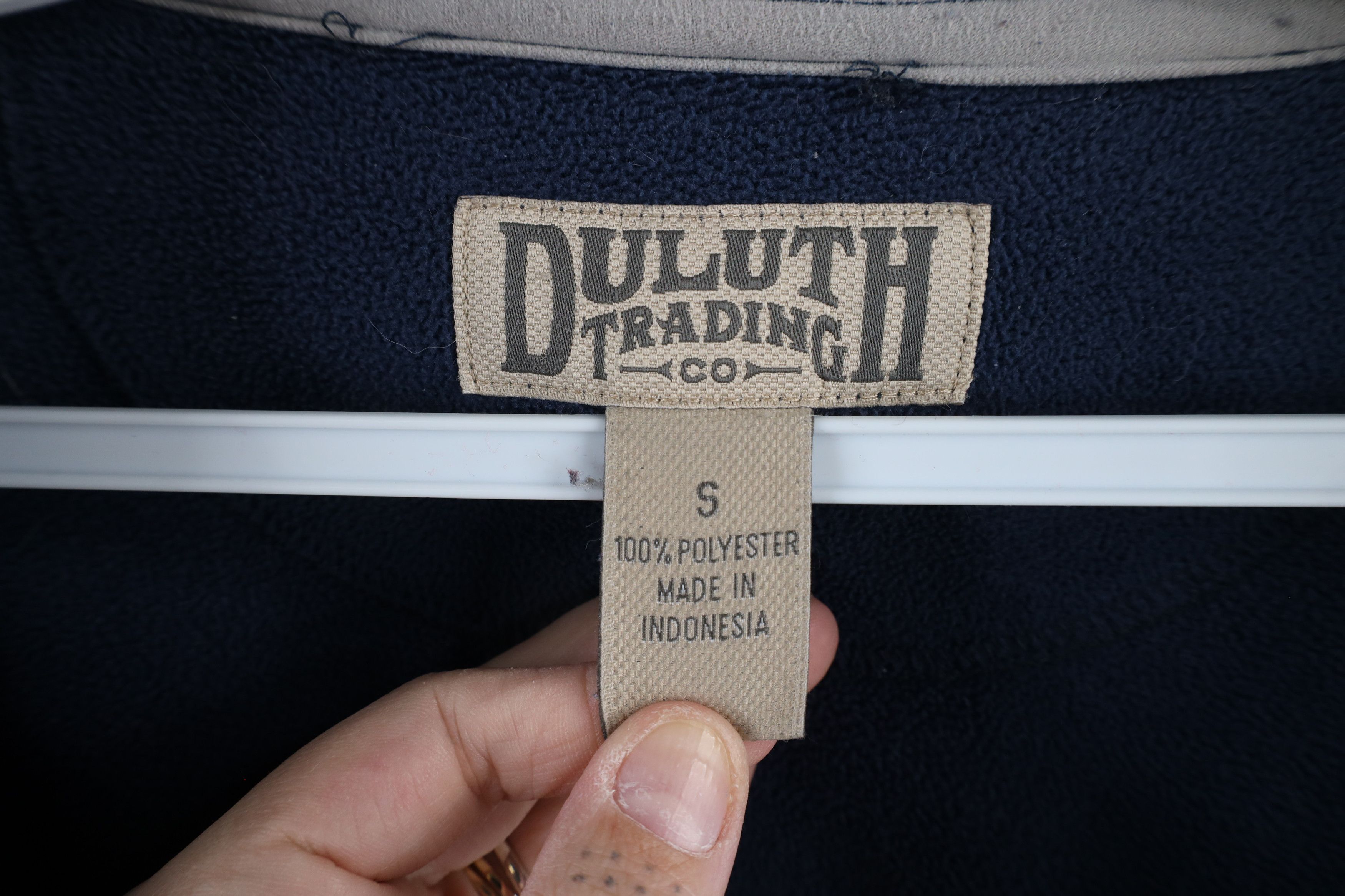 Duluth Trading Company × Vintage Duluth Trading Co Heavyweight Full Zip Fleece Jacket Blue Size US S / EU 44-46 / 1 - 14 Thumbnail