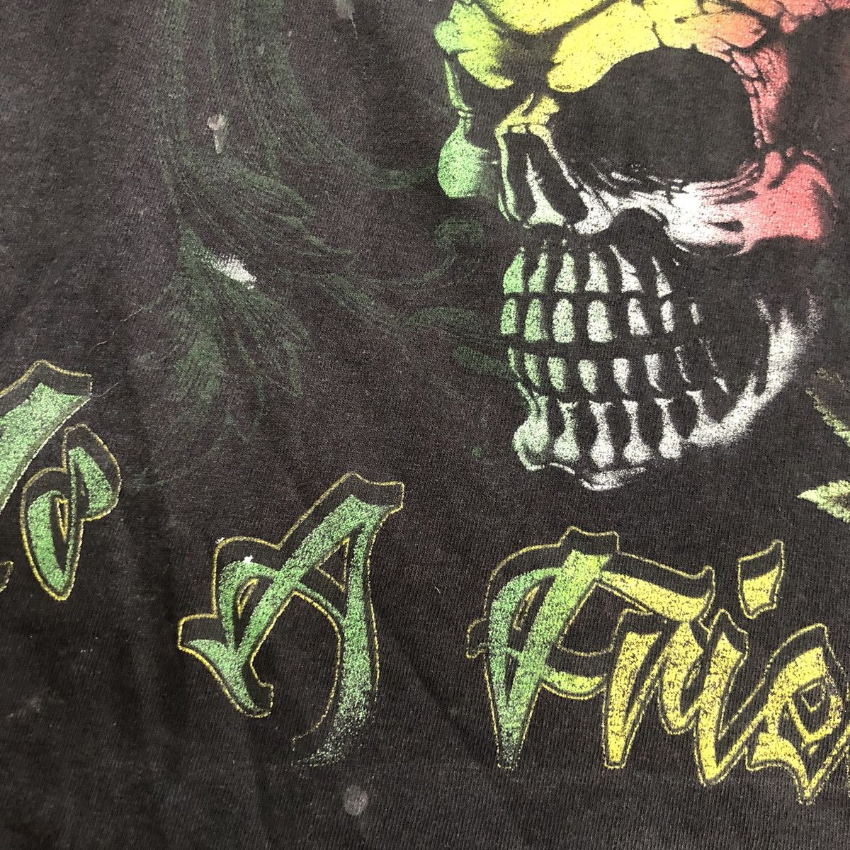 Vintage Y2K Cholo Marihuana Skulls 💀 Size US XL / EU 56 / 4 - 6 Thumbnail