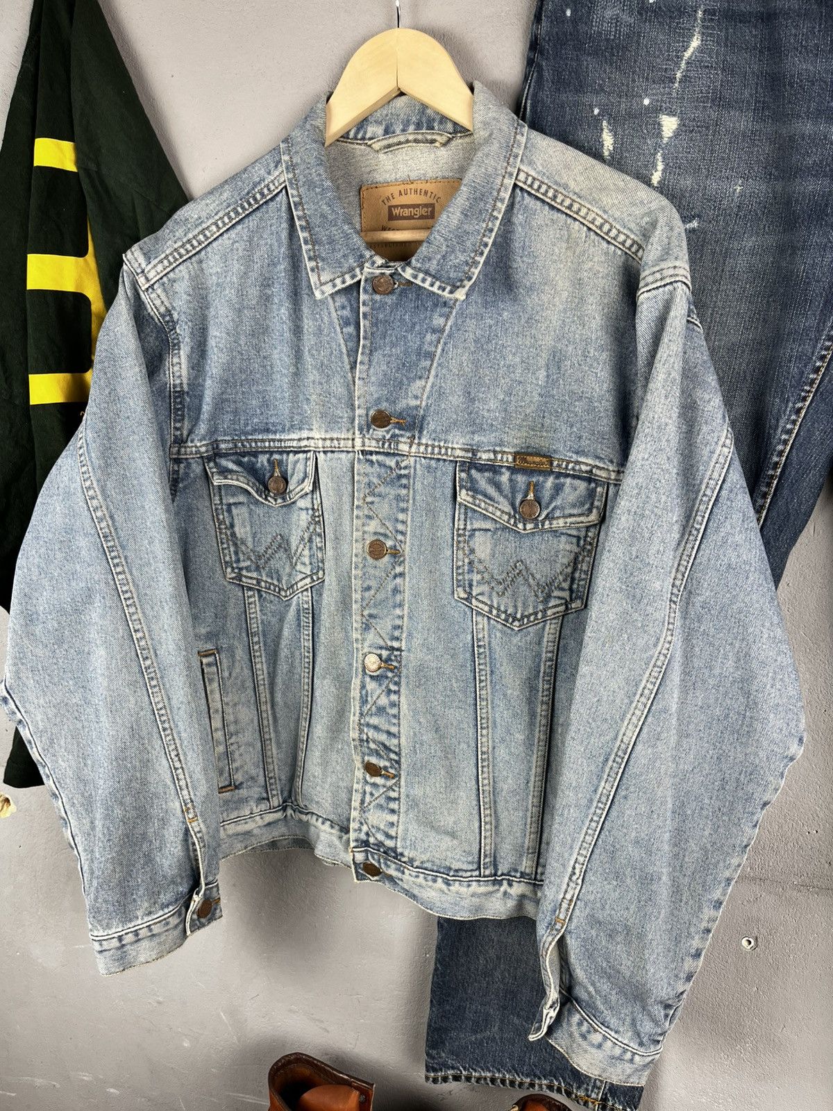 Wrangler Wrangler wester jeans jacket vintage Size US L / EU 52-54 / 3 - 2 Thumbnail