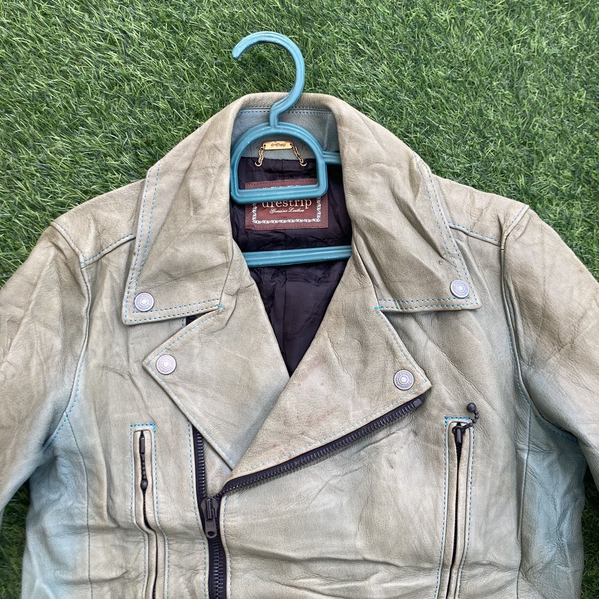 Genuine Leather × Japanese Brand DRESTRIP DEER SKIN BIKER JACKET Size US S / EU 44-46 / 1 - 5 Thumbnail