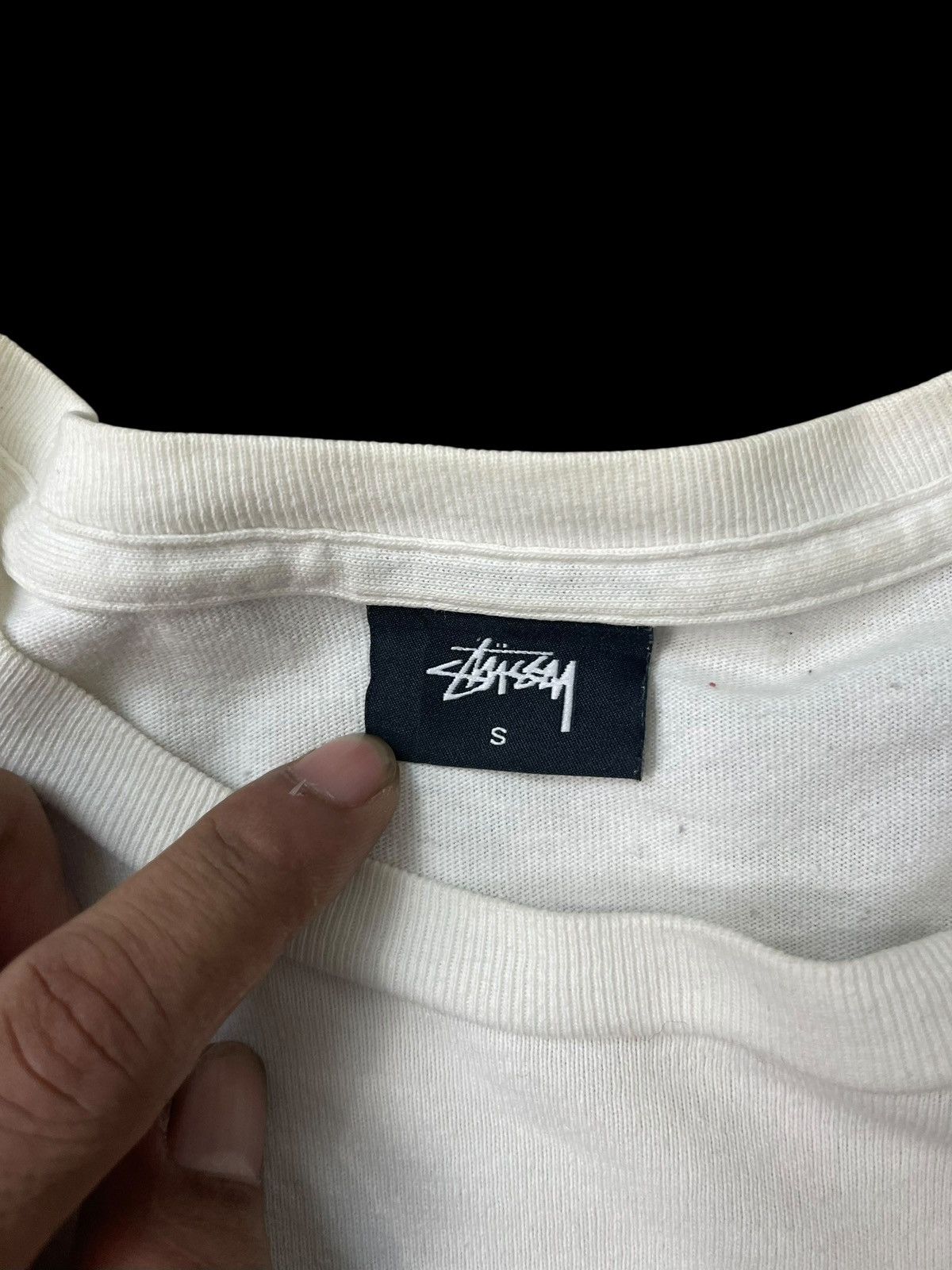 Stussy Vintage Stussy Big Logo Tshirt Streetwear Size US S / EU 44-46 / 1 - 5 Thumbnail