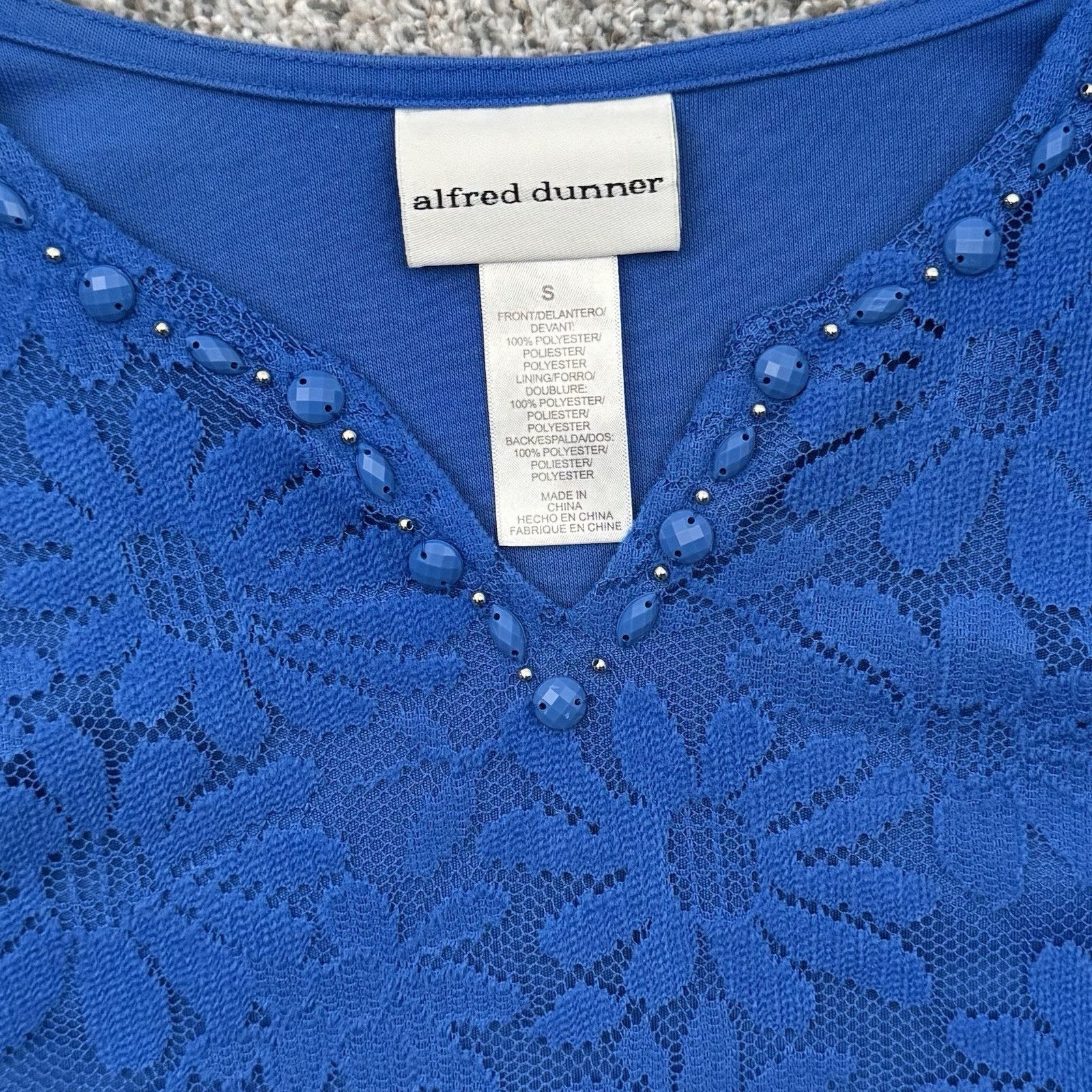 Other Boho Top Women Small Floral Lace Beaded Embellished Romantic Size S / US 4 / IT 40 - 5 Thumbnail