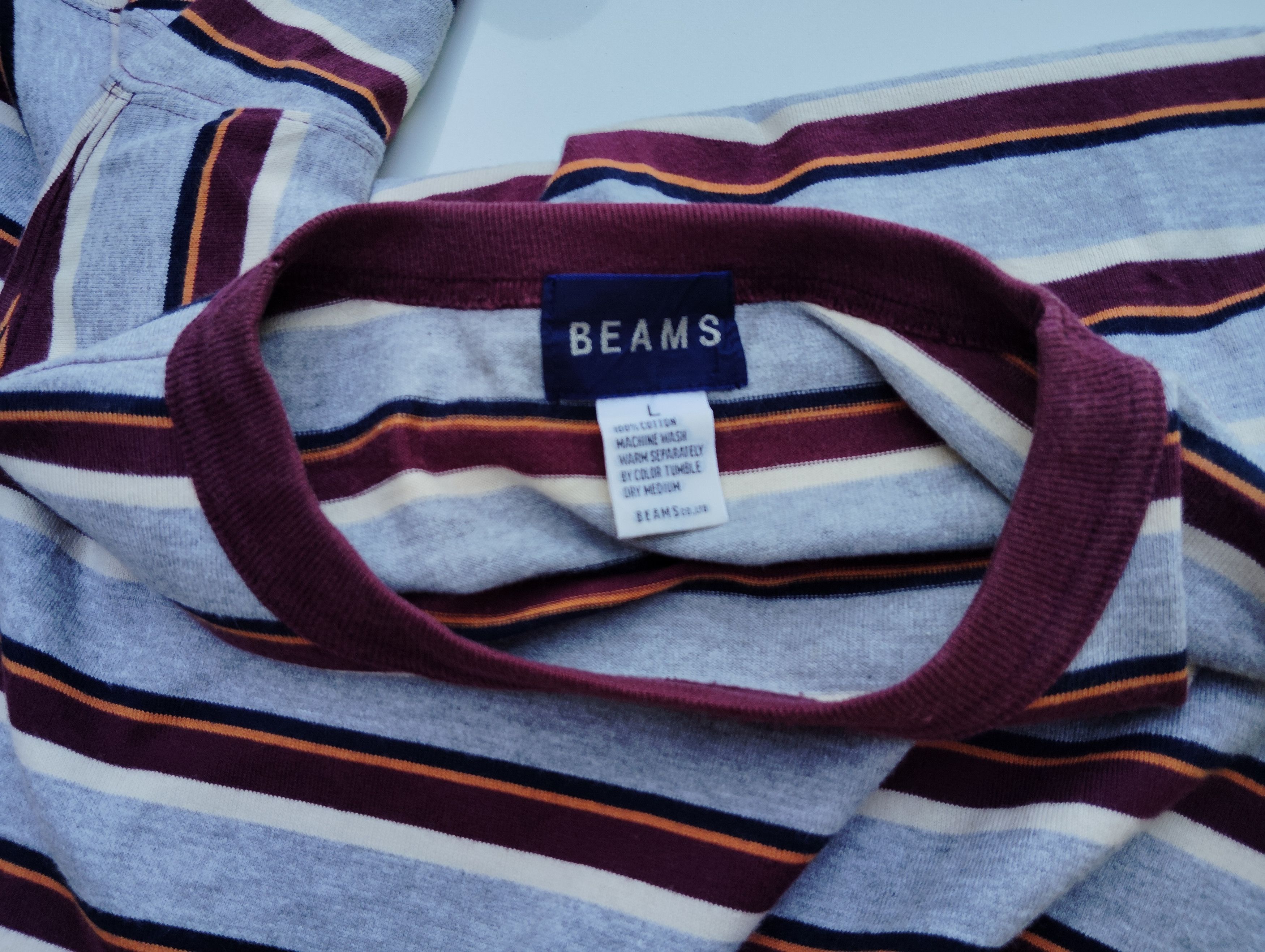 Beams Plus × Tornado Mart BEAMS JAPAN STRIPE SHIRT Size US L / EU 52-54 / 3 - 3 Thumbnail