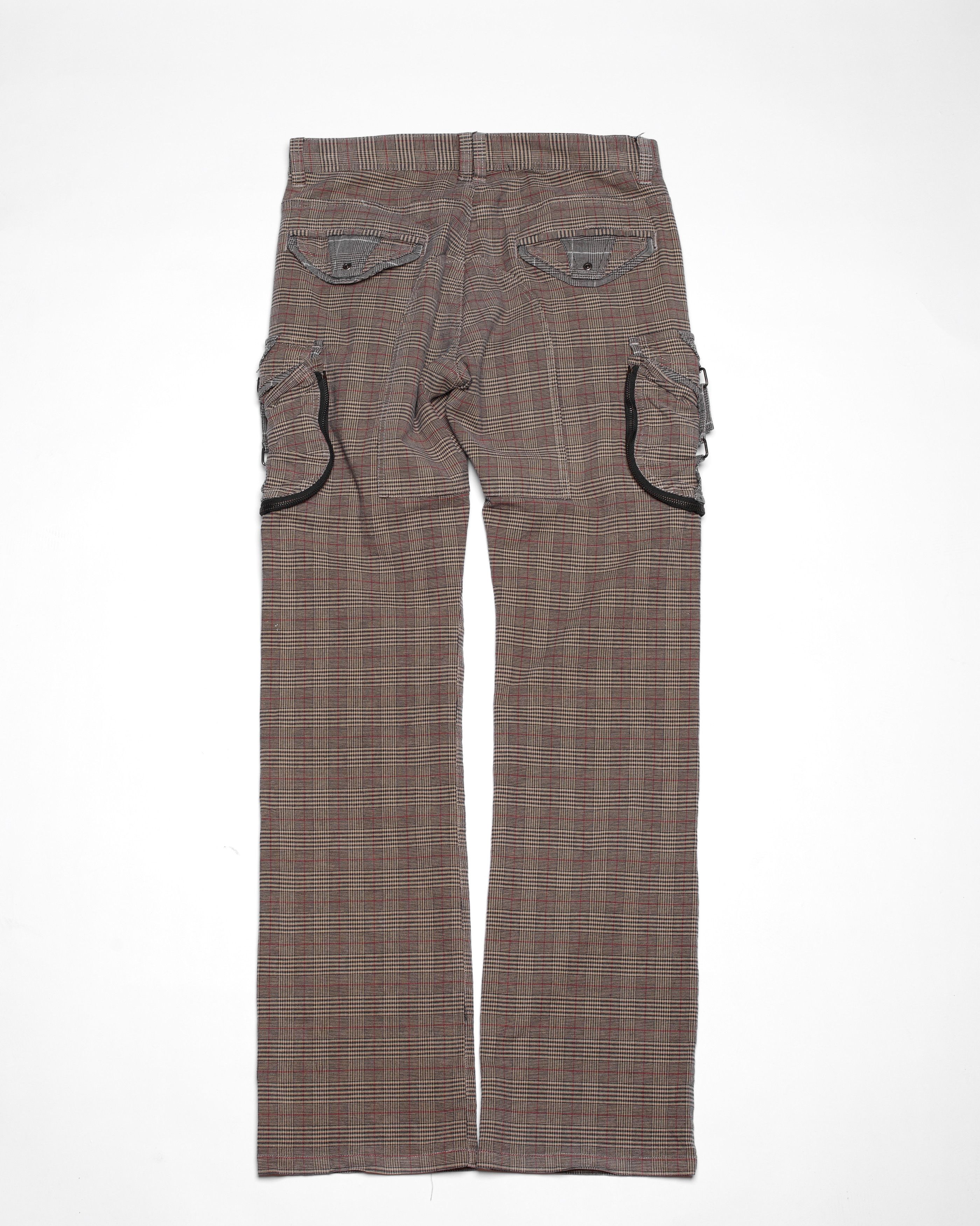 Japanese Brand 31040 Uomo Utility Plaid Trousers Size US 30 / EU 46 - 2 Thumbnail