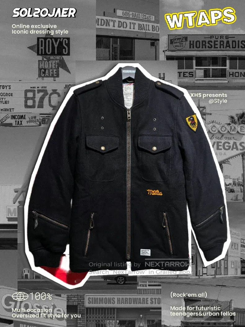Wtaps Wtaps Military-style wool jacket Size US S / EU 44-46 / 1 - 1 Thumbnail