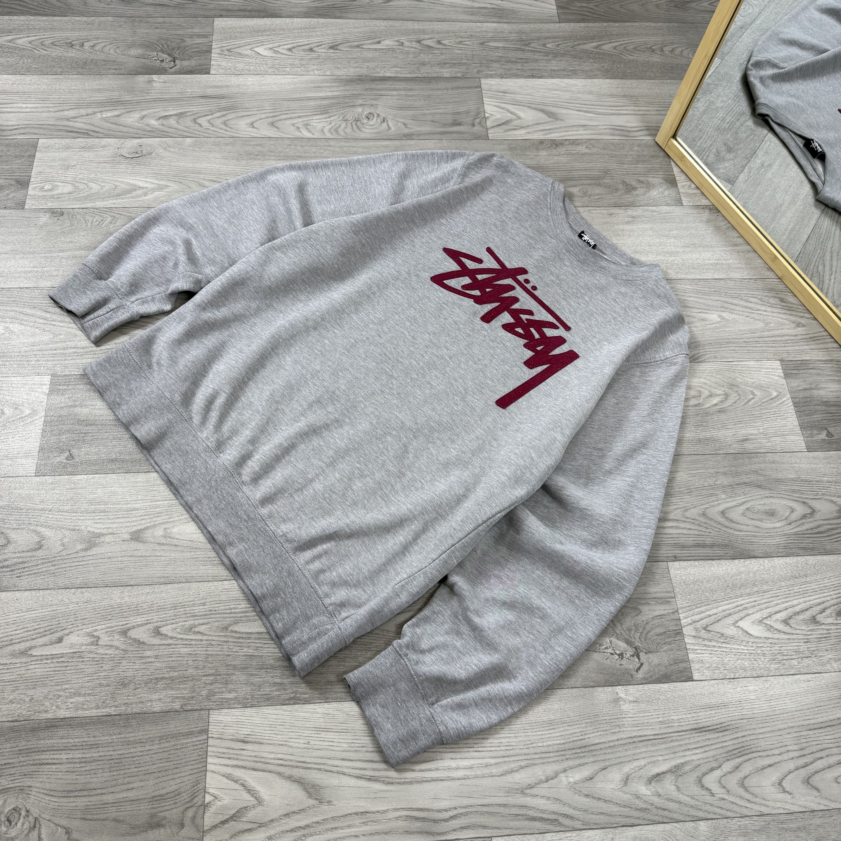 Stussy Vintage Stussy 90s Embroidered Grey Crewneck Sweatshirt Size US XL / EU 56 / 4 - 3 Thumbnail