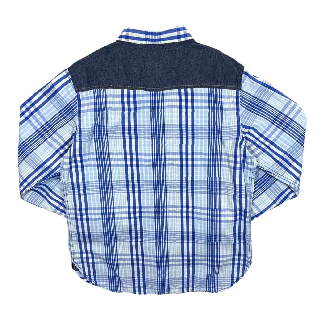 Rocawear Rocawear Long Sleeve Shirt Button-Up Western Style Check Blue L Large Hip Hop Y2K Size US L / EU 52-54 / 3 - 3 Thumbnail