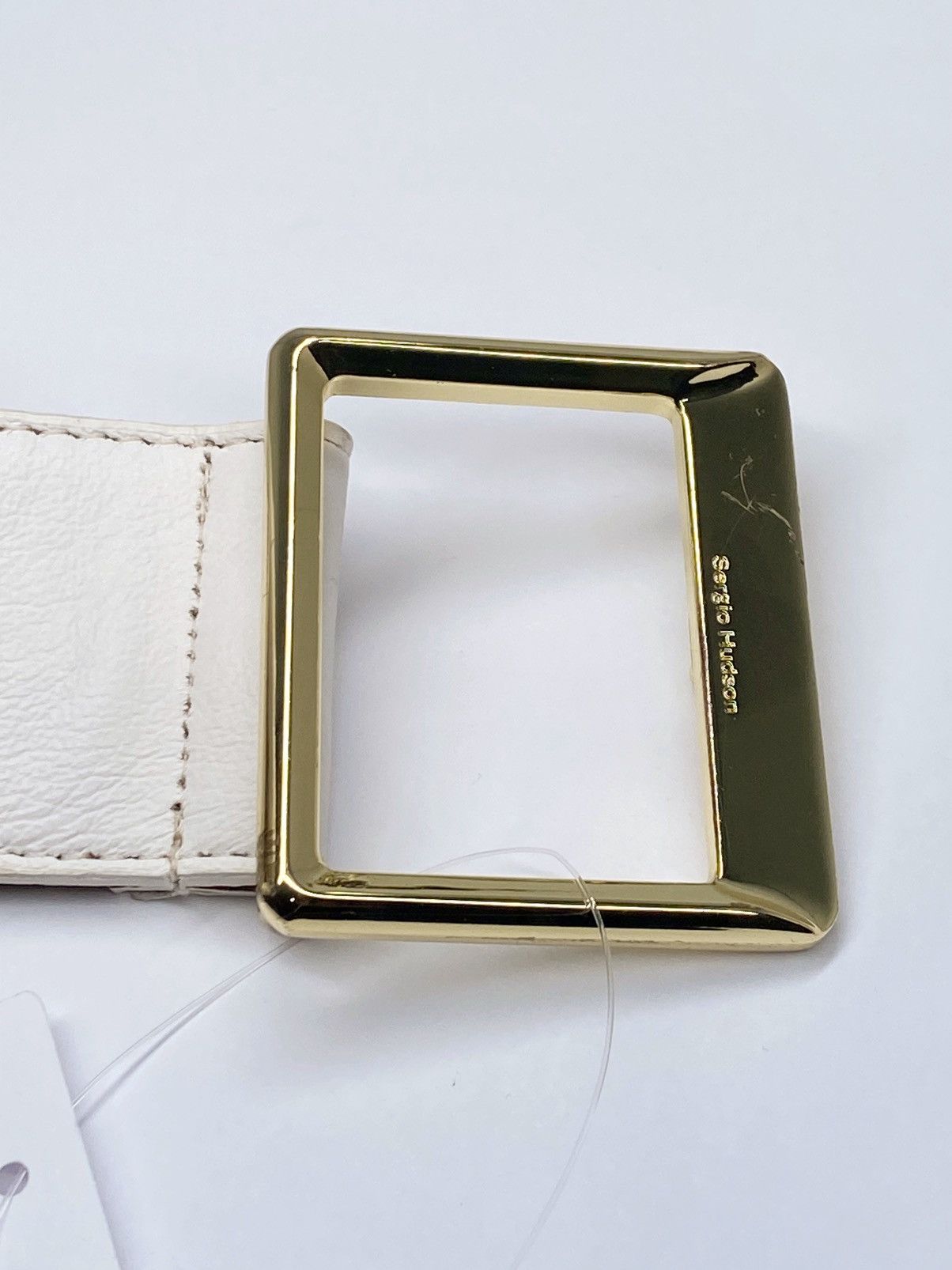 Other Sergio Hudson Square Buckle Wide Leather Belt size 12 Size ONE SIZE - 9 Thumbnail