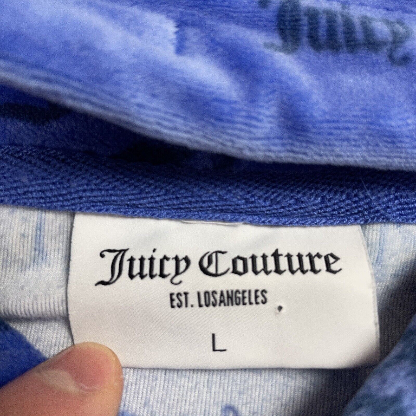 Juicy Couture Juicy Couture Hoodie Cropped Monogram Track Jacket Large Size L / US 10 / IT 46 - 4 Thumbnail