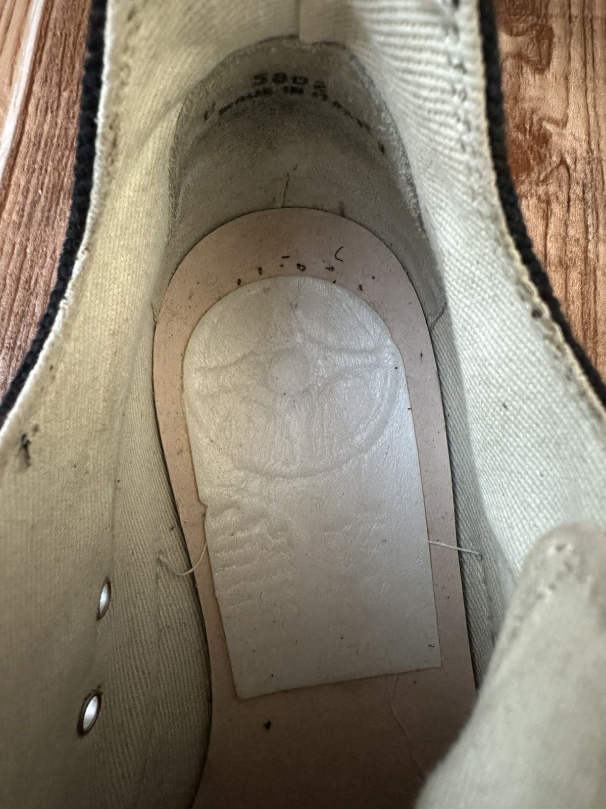 Rick Owens Drkshdw Rick Owens Hustler Wrapped Ramones Black Milk Lowtops Size US 8.5 / EU 41-42 - 21 Thumbnail