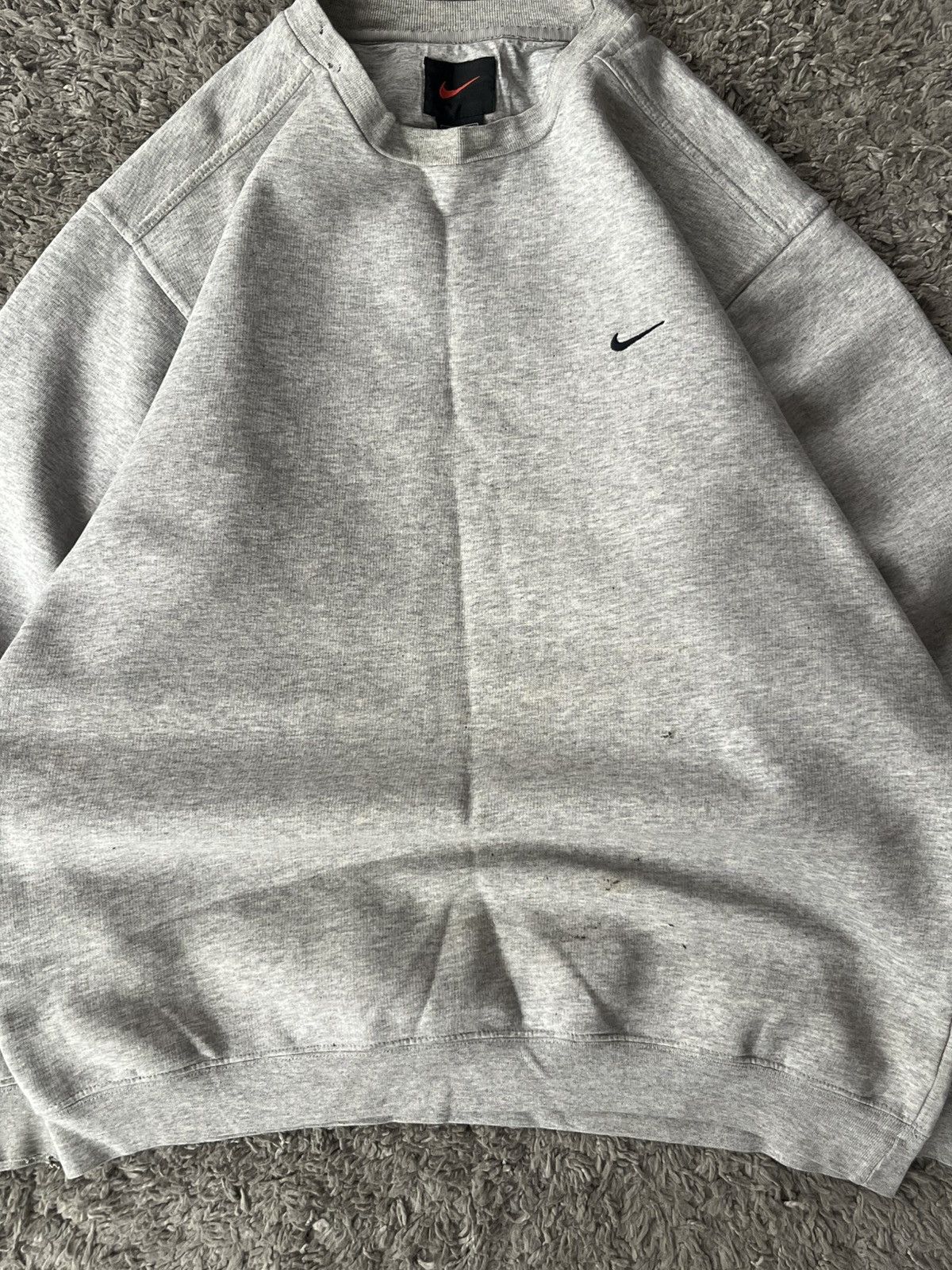 Nike Nike Vintage Crewneck Sweatshirt Grey Vintage, Minimal Size US L / EU 52-54 / 3 - 3 Thumbnail