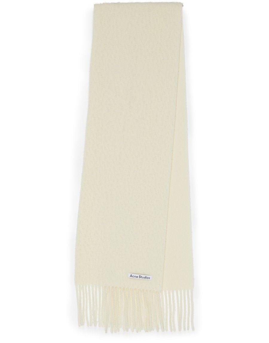 Acne Studios o1y0725 Size : OS / Wool Scarf in Ivory Size ONE SIZE - 2 Thumbnail