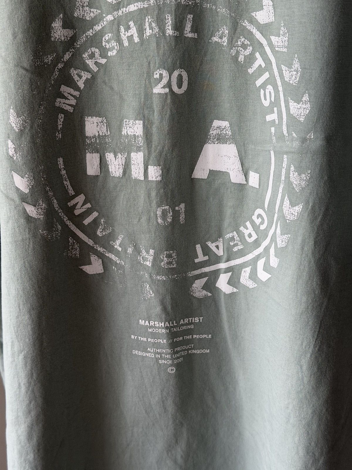 Marshall Artist Marshall Artist Big Logo Rare Casual Tee Size US L / EU 52-54 / 3 - 5 Thumbnail