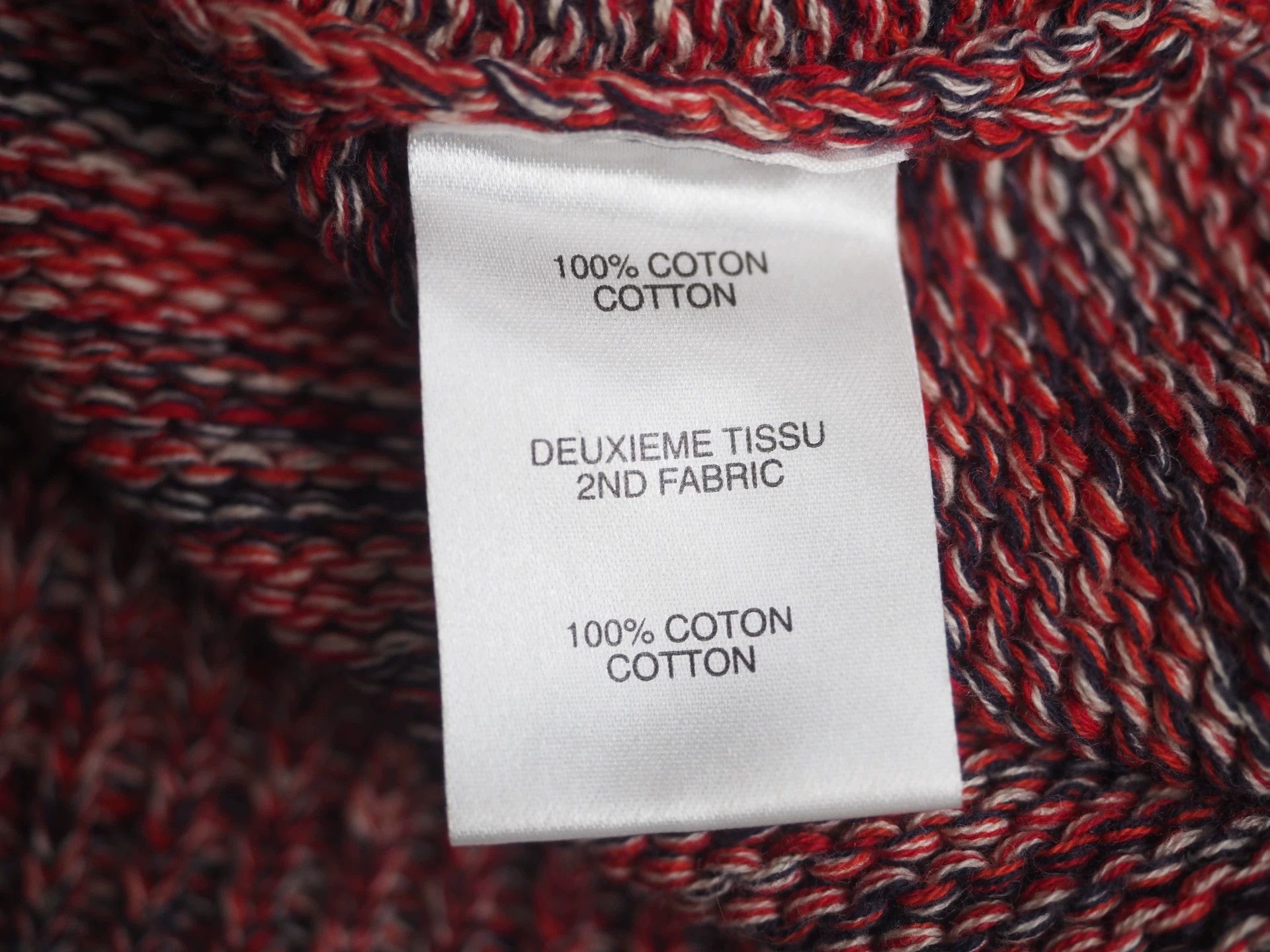 Carven CARVEN Red Cropped Sweater, Size S Size S / US 4 / IT 40 - 6 Thumbnail