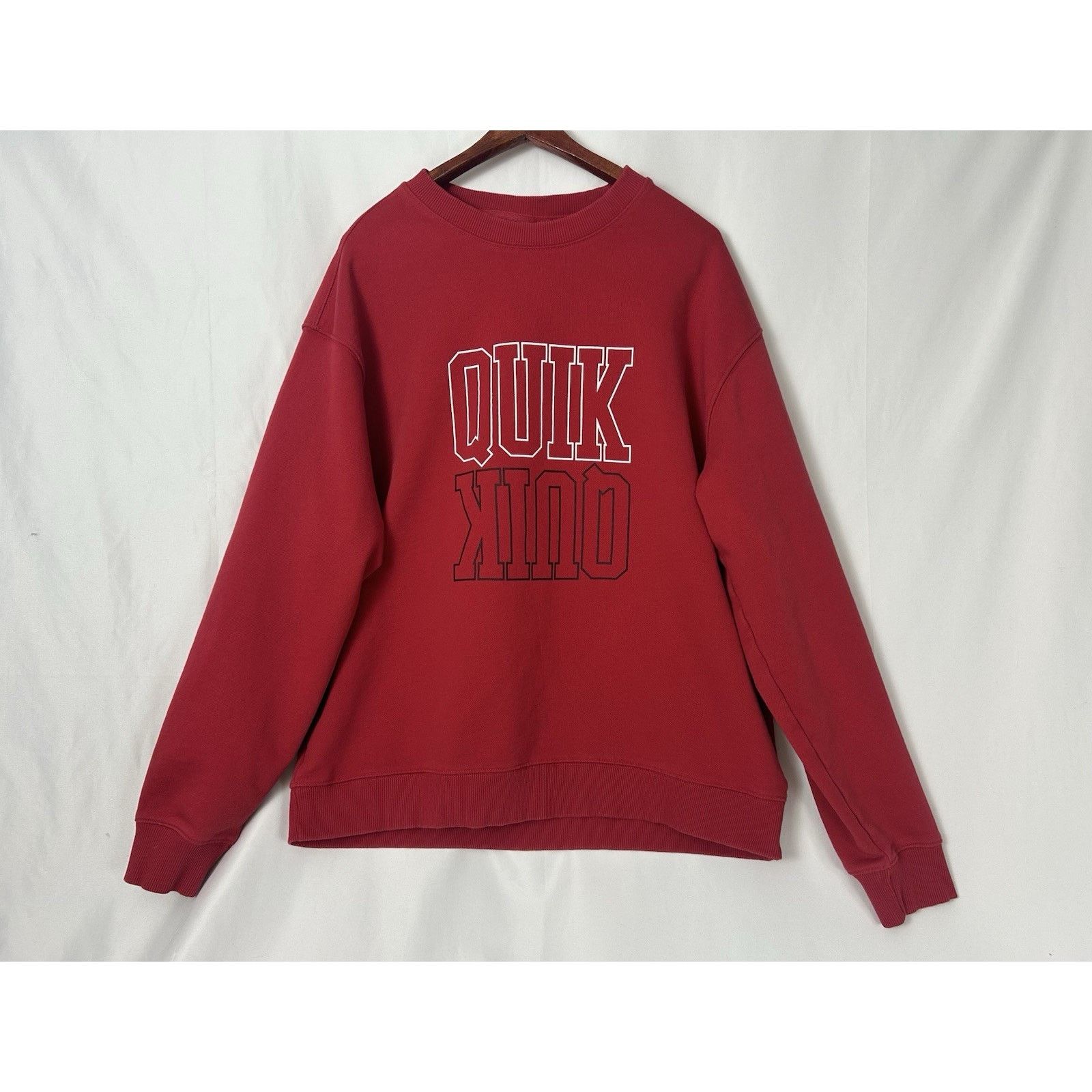 Quiksilver Quiksilver Men's Crew Neck Red Sweatshirt Style GRIFFIN XL Size US XL / EU 56 / 4 - 1 Thumbnail