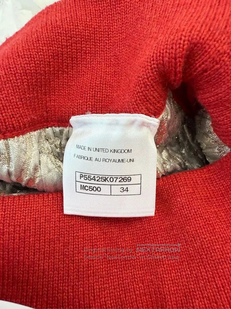 Chanel Chanel Tweed Mini Skirt Red. Size US 34 / EU 50 - 4 Thumbnail