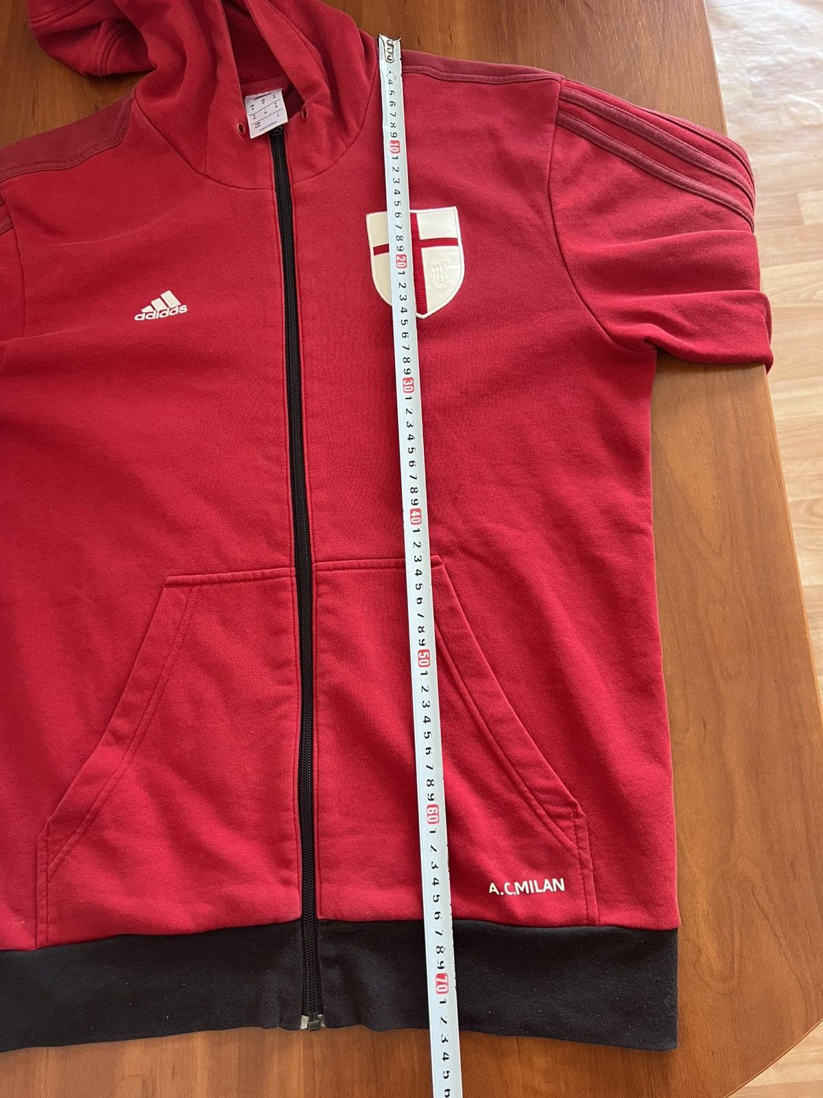 Adidas 2014 AC Milan Training Travel Soccer Football jacket cotton Size US M / EU 48-50 / 2 - 14 Thumbnail