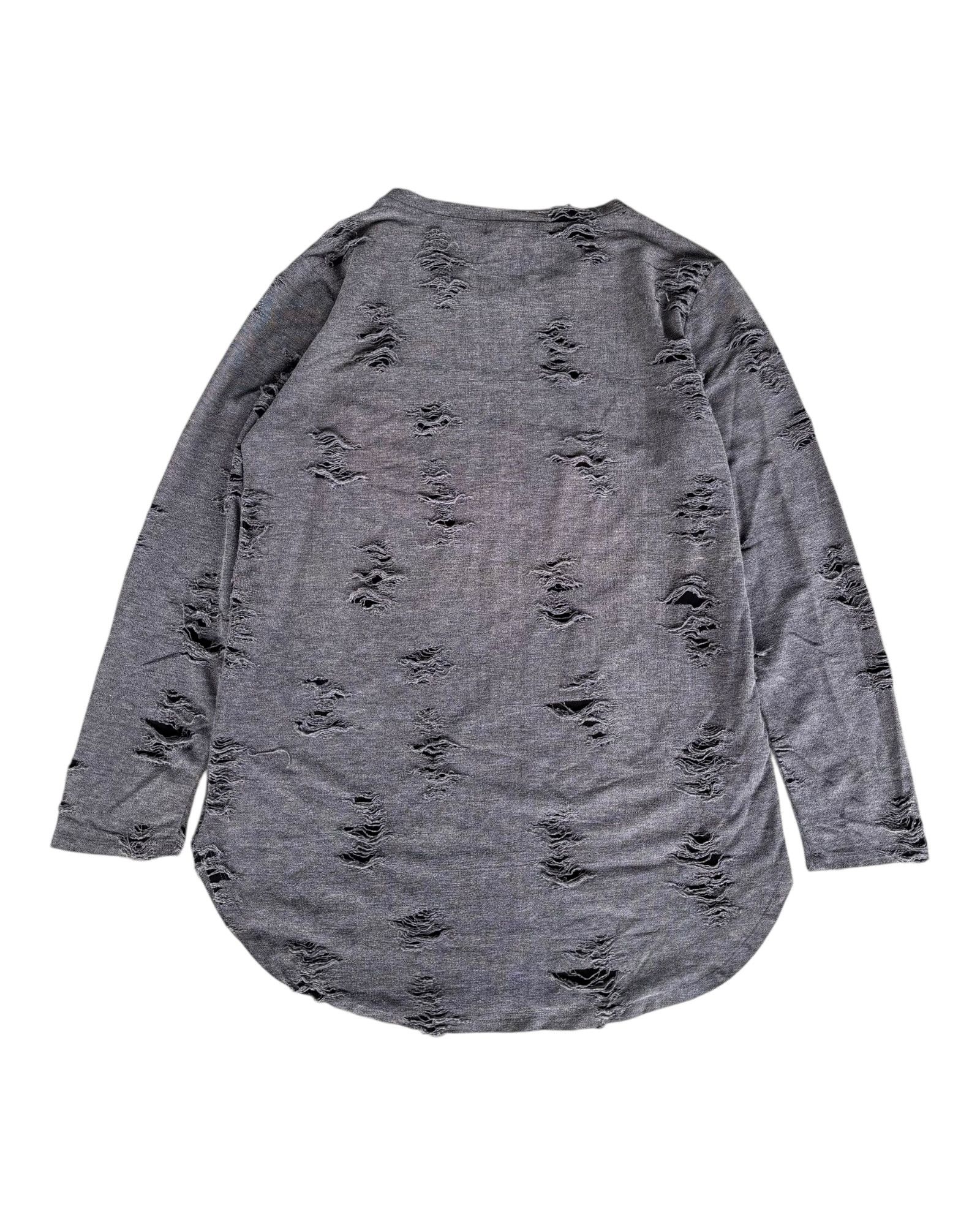 Comme des Garcons 🇯🇵Archive Comme Des Garcons Distress Long Sleeve Shirt Size US M / EU 48-50 / 2 - 2 Thumbnail