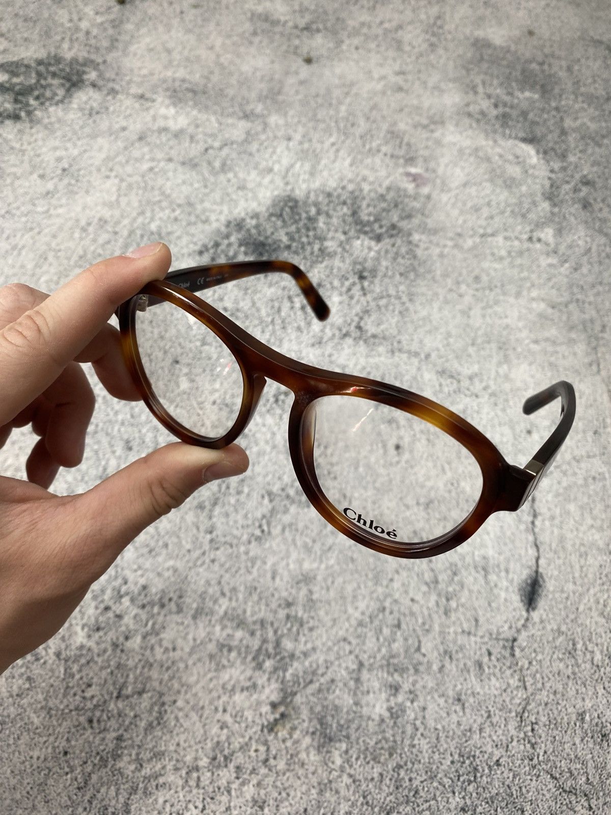 Chloe Rare Chloe Round Tortoise Optical Glasses Frames Size ONE SIZE - 20 Thumbnail