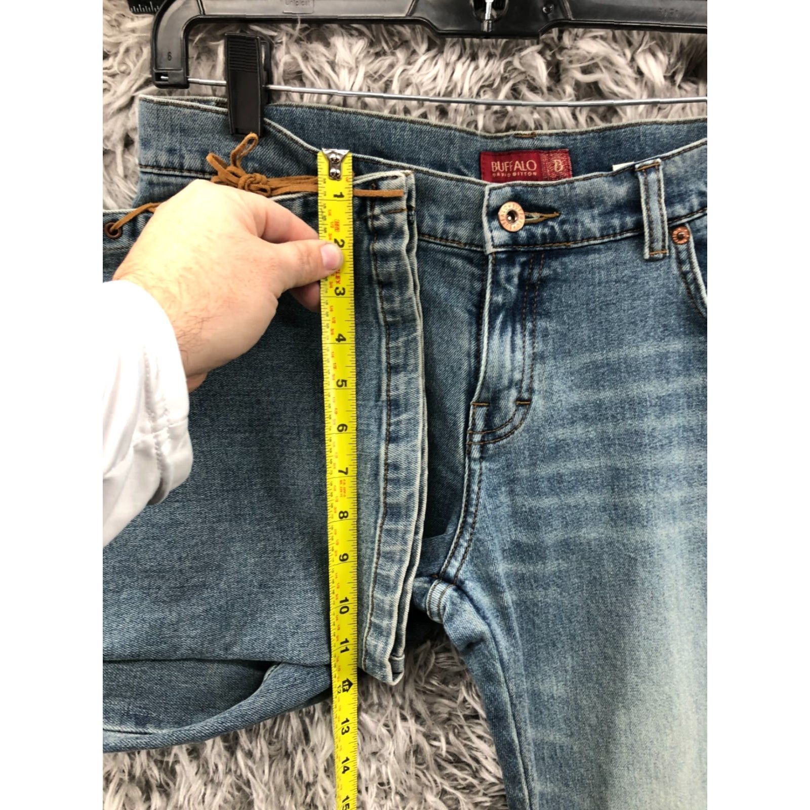 Buffalo David Bitton Buffalo David Bitton Jeans Womens Flared Regular 31 Blue Denim 5-Pocket Mid Rise Button Zipper Belt Loops Jeans Type Size 24" / US 00 / IT 34 - 4 Thumbnail