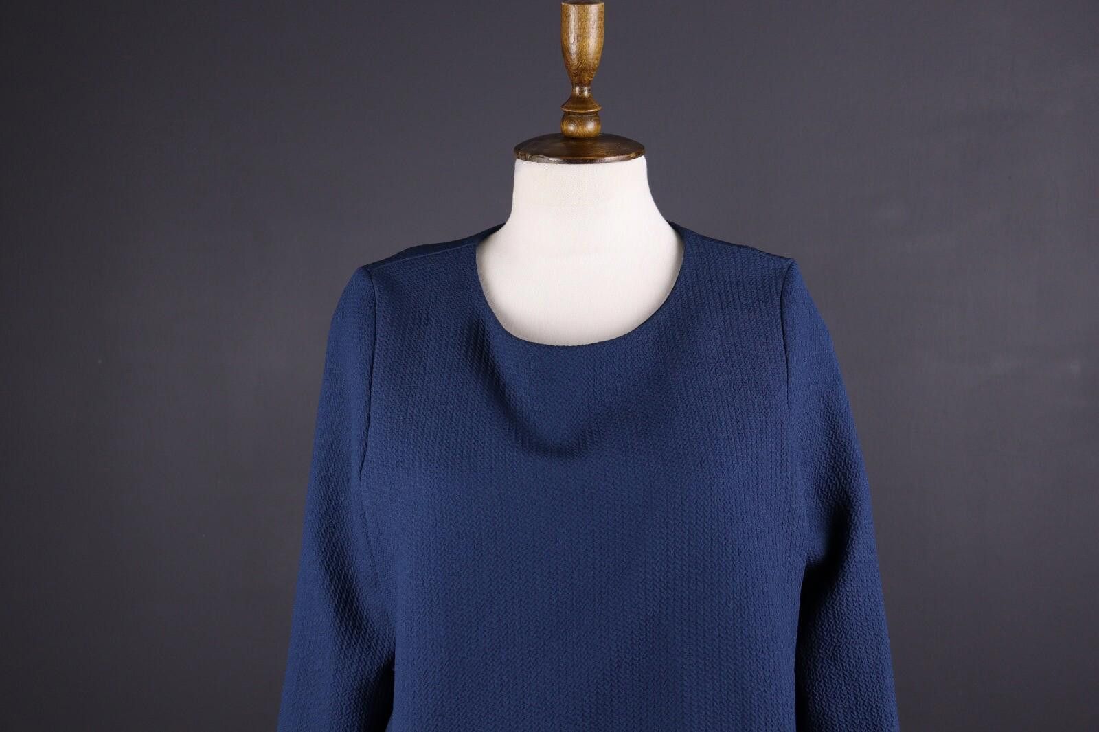 Designer Cop Copine Tou Top Blue Long Sleeve Top Shirt Size L Size L / US 10 / IT 46 - 2 Thumbnail