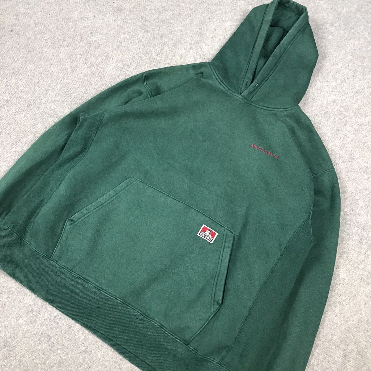 Ben Davis × Japanese Brand BEN DEVIS GREEN HOODIES JACKET SMALL LOGO Size US L / EU 52-54 / 3 - 4 Thumbnail