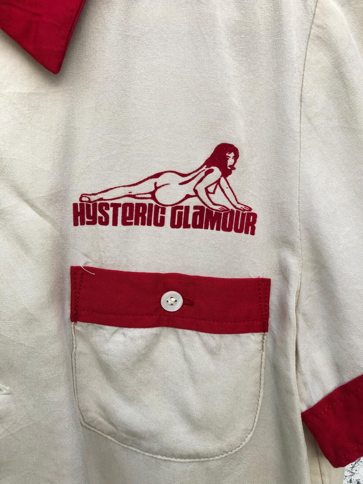 Hysteric Glamour × Japanese Brand Vintage Hysteric Glamour Rayon Crop Top Size S / US 4 / IT 40 - 4 Thumbnail