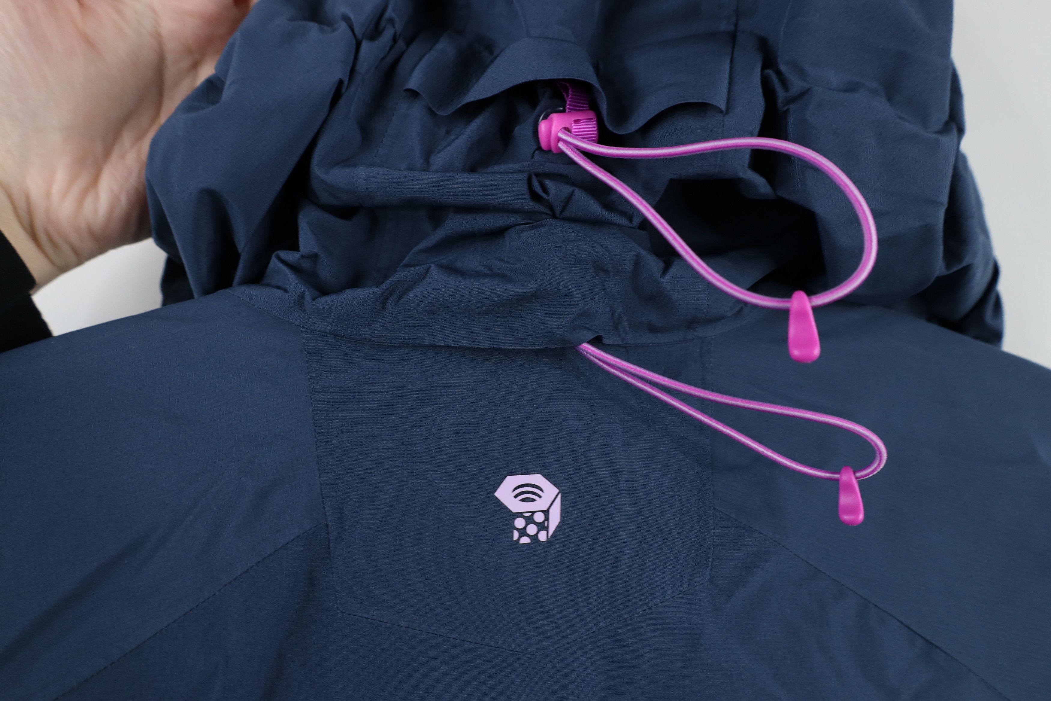 Mountain Hardwear × Vintage Mountain Hardwear Quasar Lite Waterproof Hooded Rain Jacket Size L / US 10 / IT 46 - 12 Thumbnail