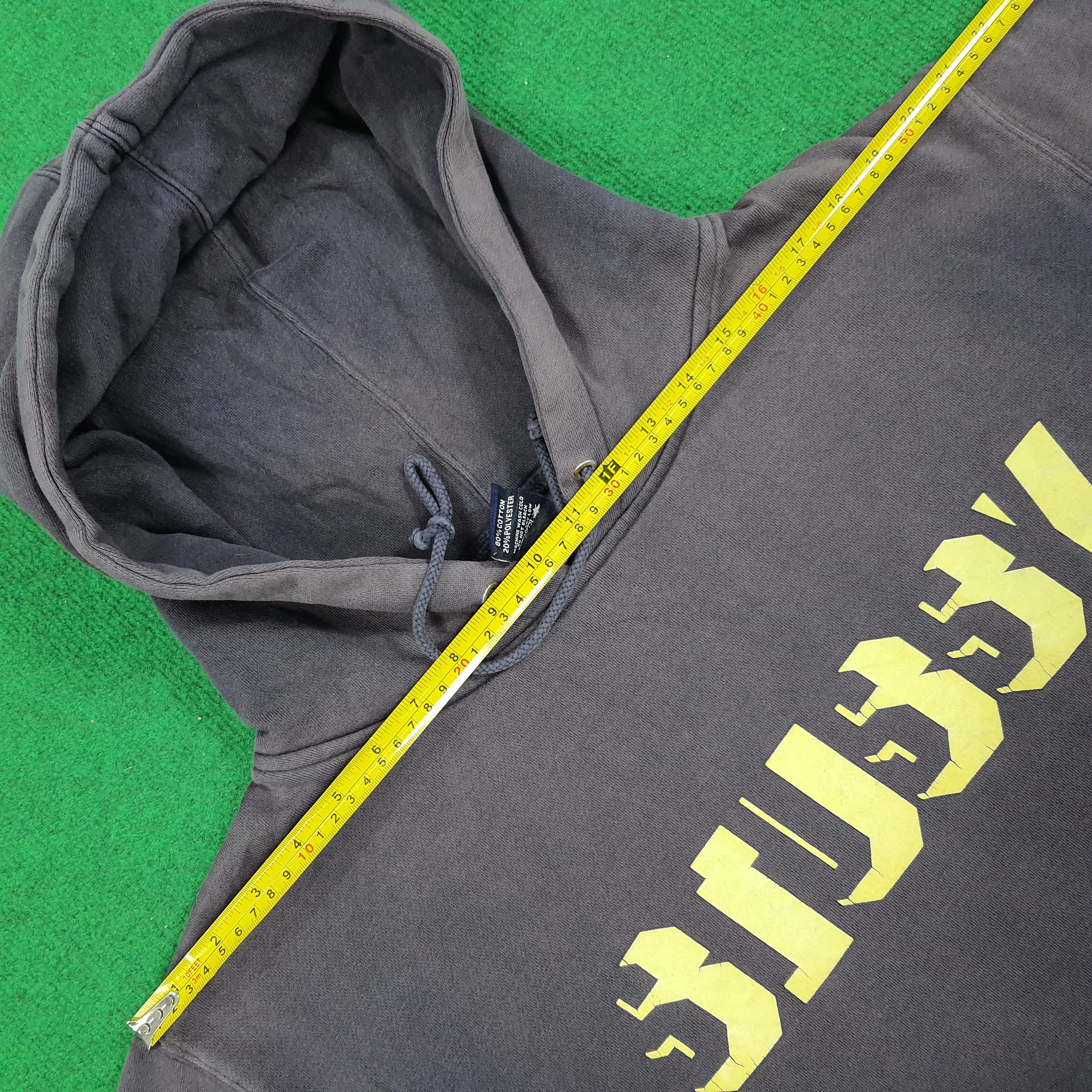 Stussy × Vintage Vintage Stussy Spell Out Custom Back Logo Hoodie Size US XL / EU 56 / 4 - 11 Thumbnail