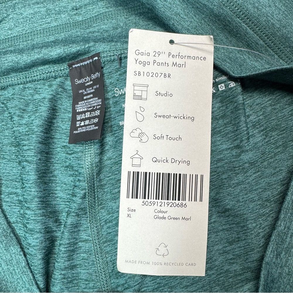 Sweaty Betty NWT New Sweaty Betty Gaia 29' Performance Yoga Pants In Gla Size 38" / US 16 / IT 52 - 7 Thumbnail