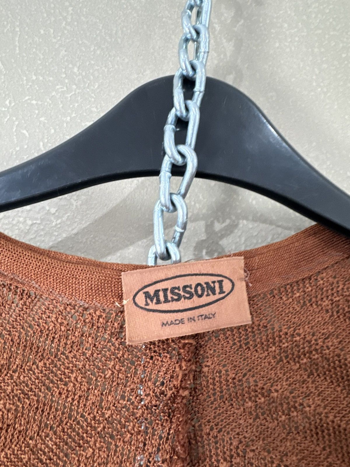 Missoni MISSONI Open Cardigan Chevron Knit Cape Size S / US 4 / IT 40 - 4 Thumbnail