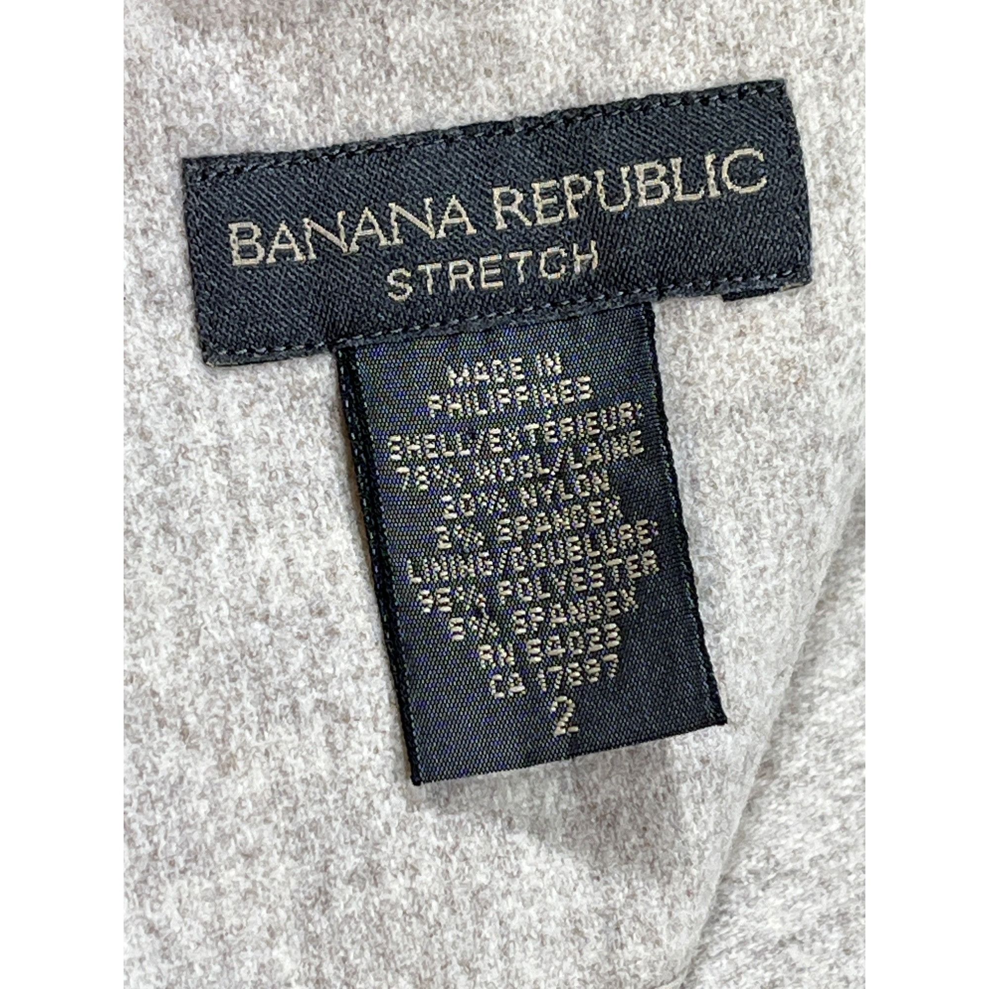 Banana Republic Banana Republic SKU 7733 Womens Beige Pencil Skirt Size 2 Size 26" / US 2 / IT 38 - 10 Thumbnail