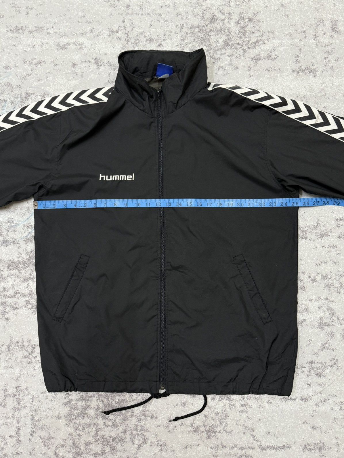 Hummel Vintage 90s Hummel Sidetape Windbreaker Jacket Size US XL / EU 56 / 4 - 16 Thumbnail