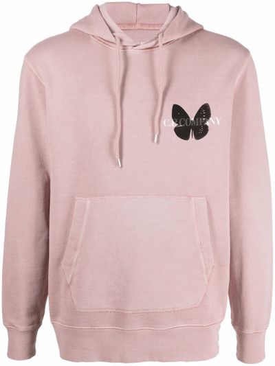 C.P. Company o1y1224 Hoodie in Pink Size US XL / EU 56 / 4 - 1 Thumbnail