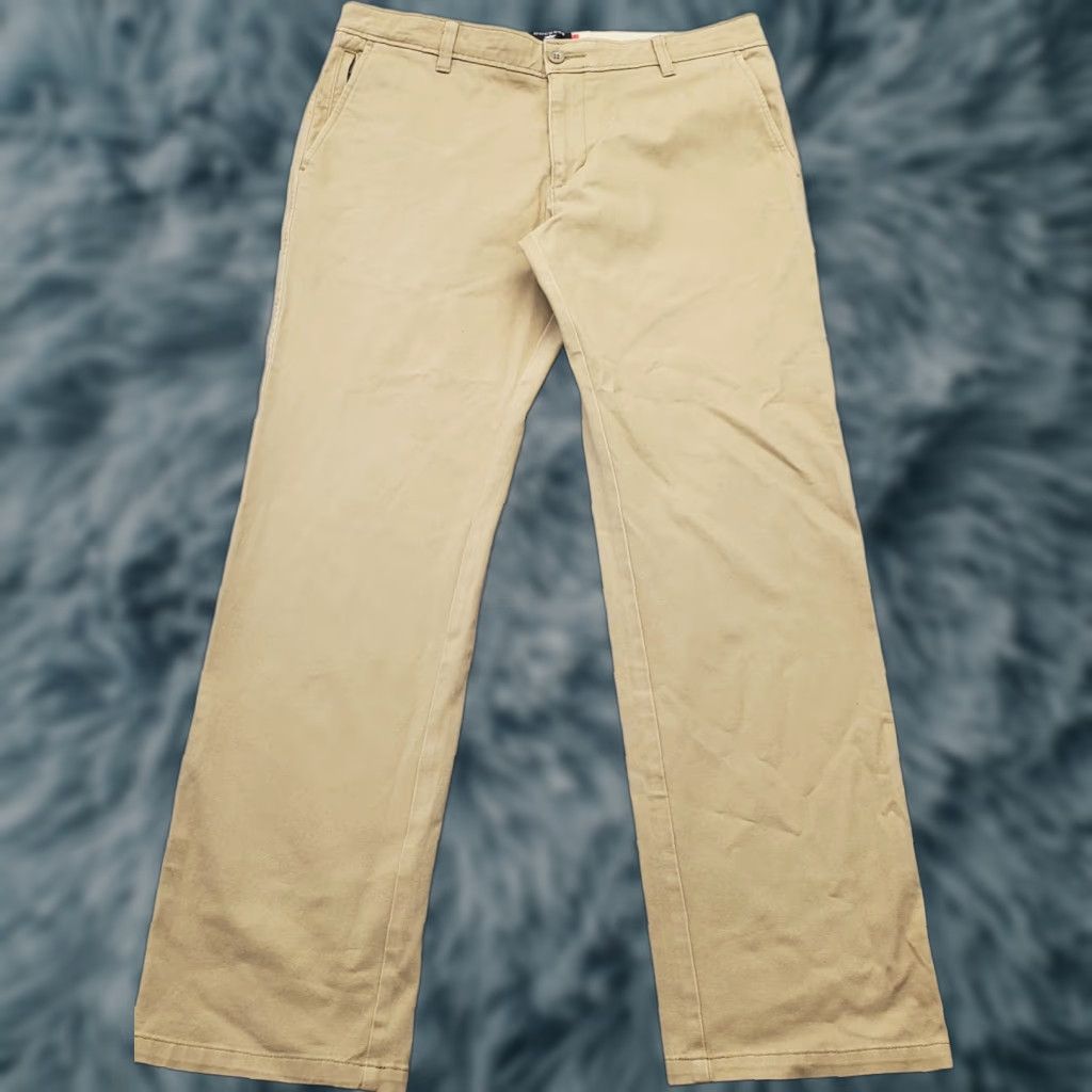 Dockers DOCKERS Mens Chino Pants 34 Tan 360 Flex Comfort Straight Leg Vintage: No Size US 34 / EU 50 - 1 Thumbnail