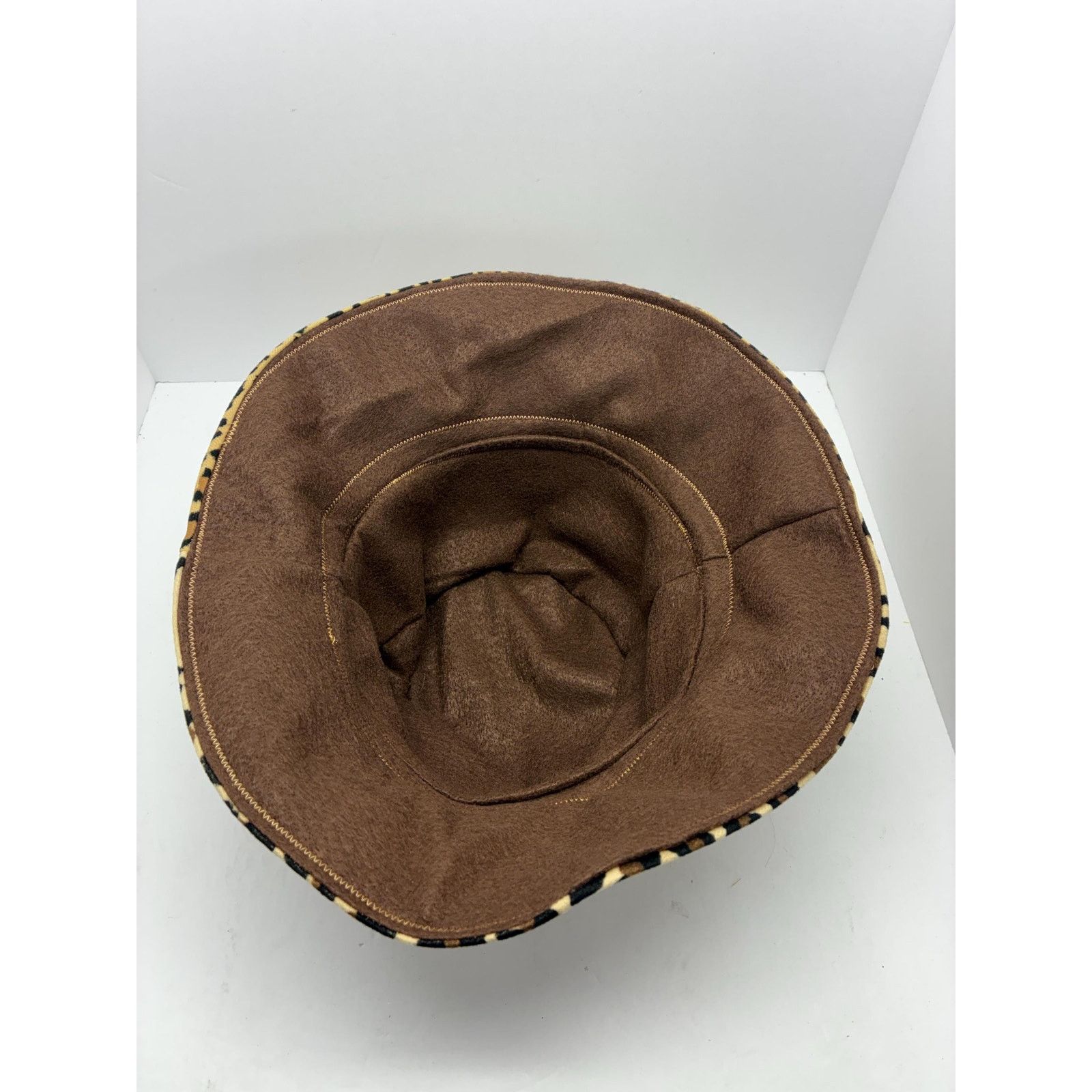 Other Leopard Print Bucket Hat – Large – Felt Lined, Soft Size ONE SIZE - 10 Thumbnail