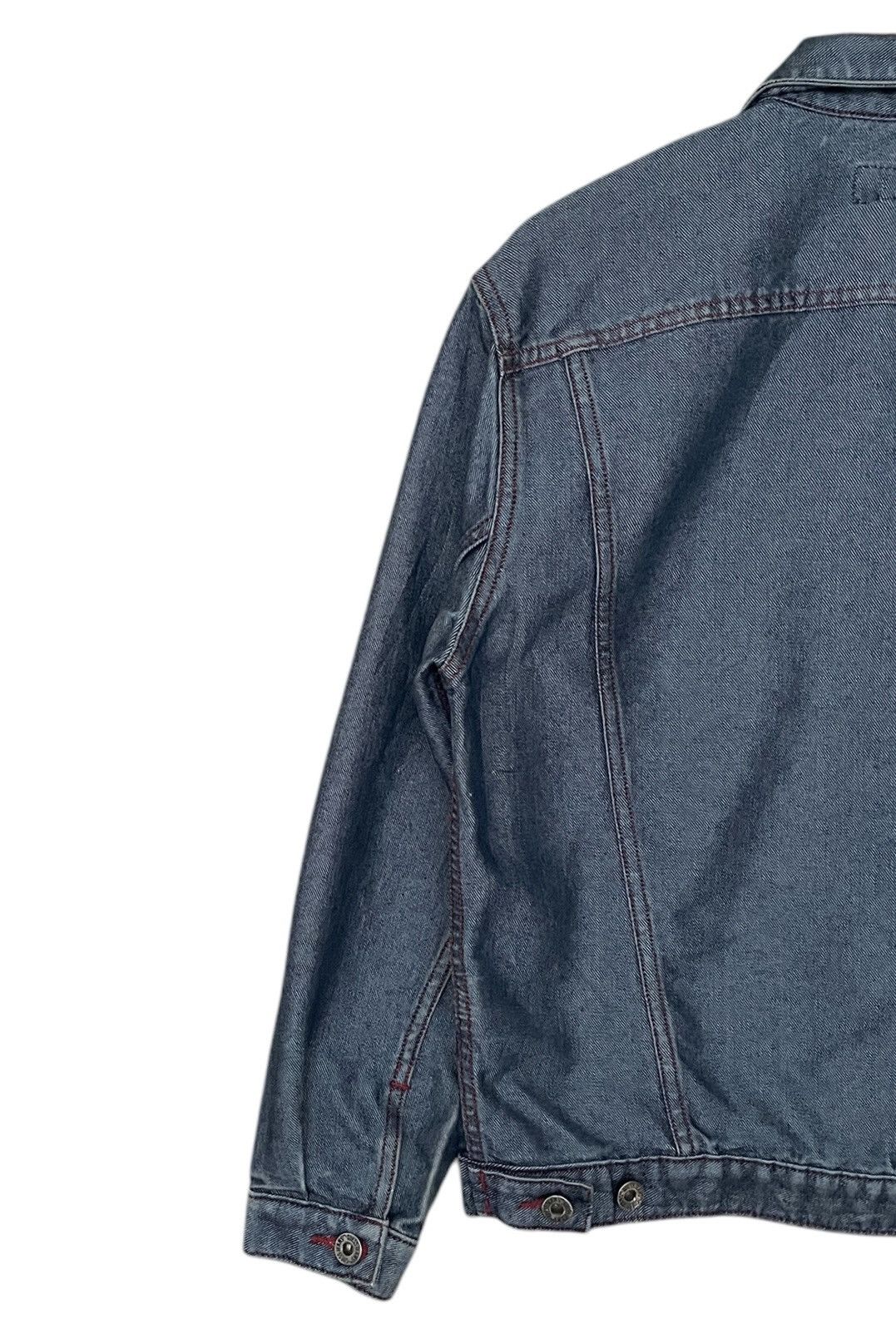 Guess × Vintage Vintage Brand Guess Made In Usa Waxed Denim Jacket 1990s Size US L / EU 52-54 / 3 - 5 Thumbnail