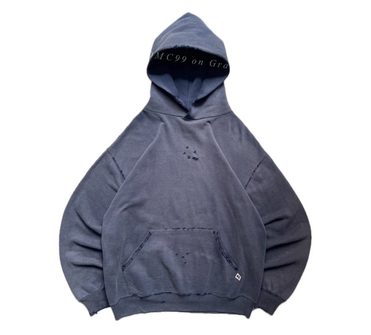 Vintage 1990s Russell Sun Faded Distressed Hoodie Size US M / EU 48-50 / 2 - 1 Thumbnail