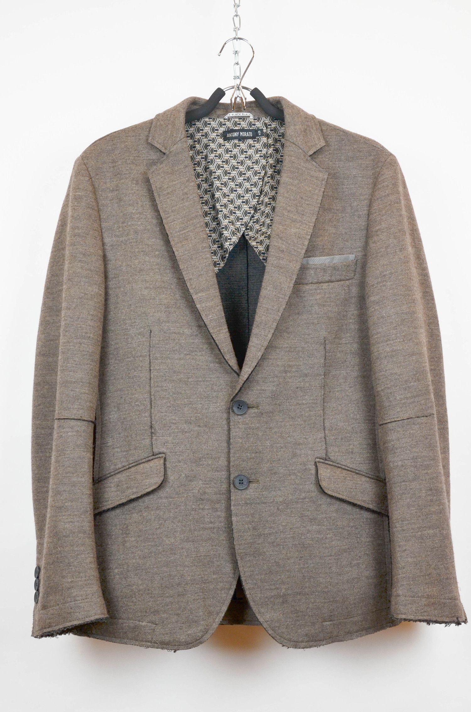 ANTONY MORATO Brown Super Slim Blazer - 48
