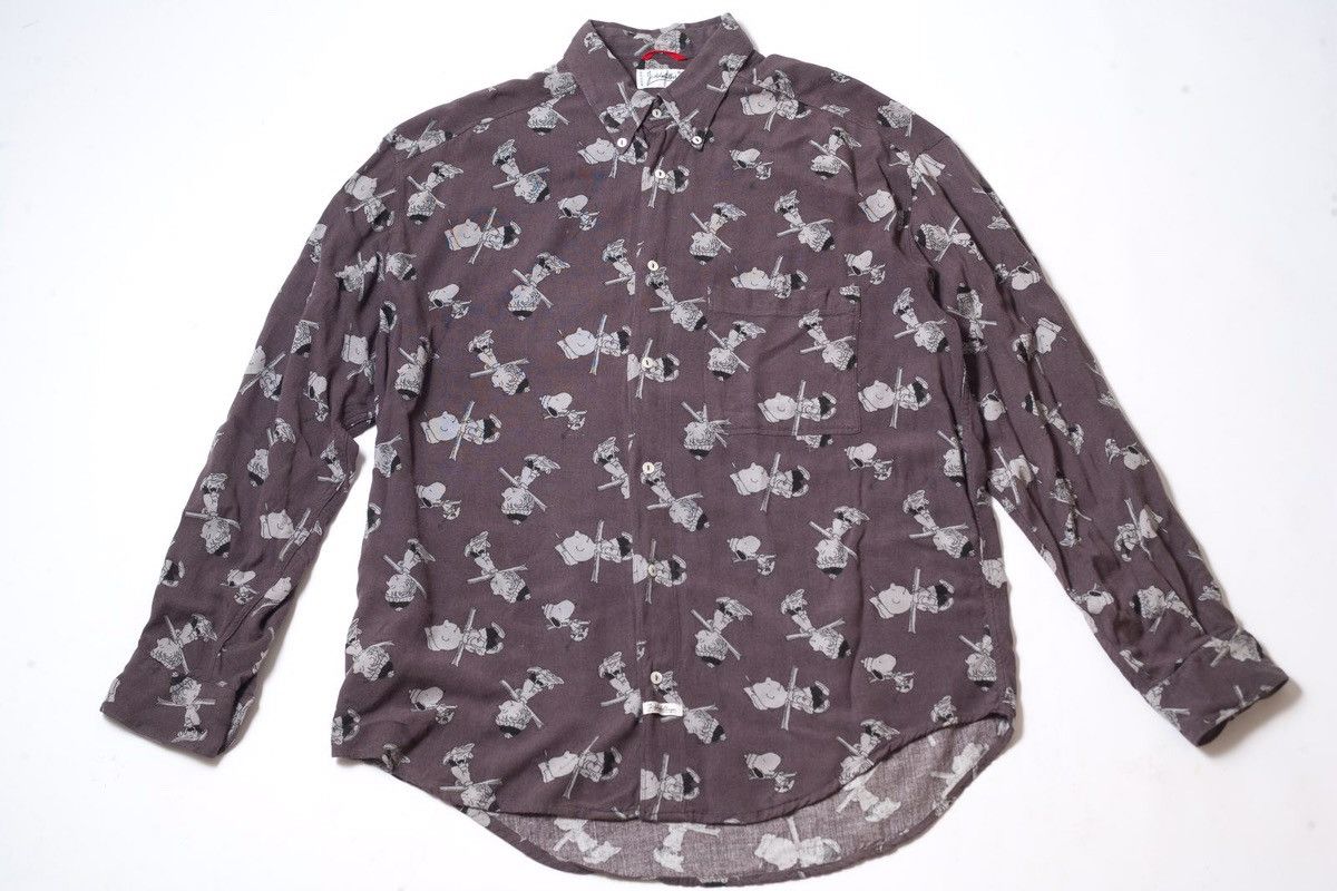 Jean Charles De Castelbajac castelbajac printed shirt Size US L / EU 52-54 / 3 - 1 Thumbnail