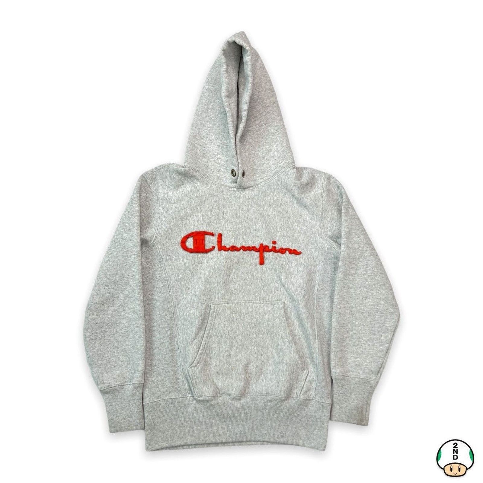 Champion × Vintage Champion Hoodie XS Reverse Weave Script Pullover Hooded Size XS / US 0-2 / IT 36-38 - 1 Thumbnail