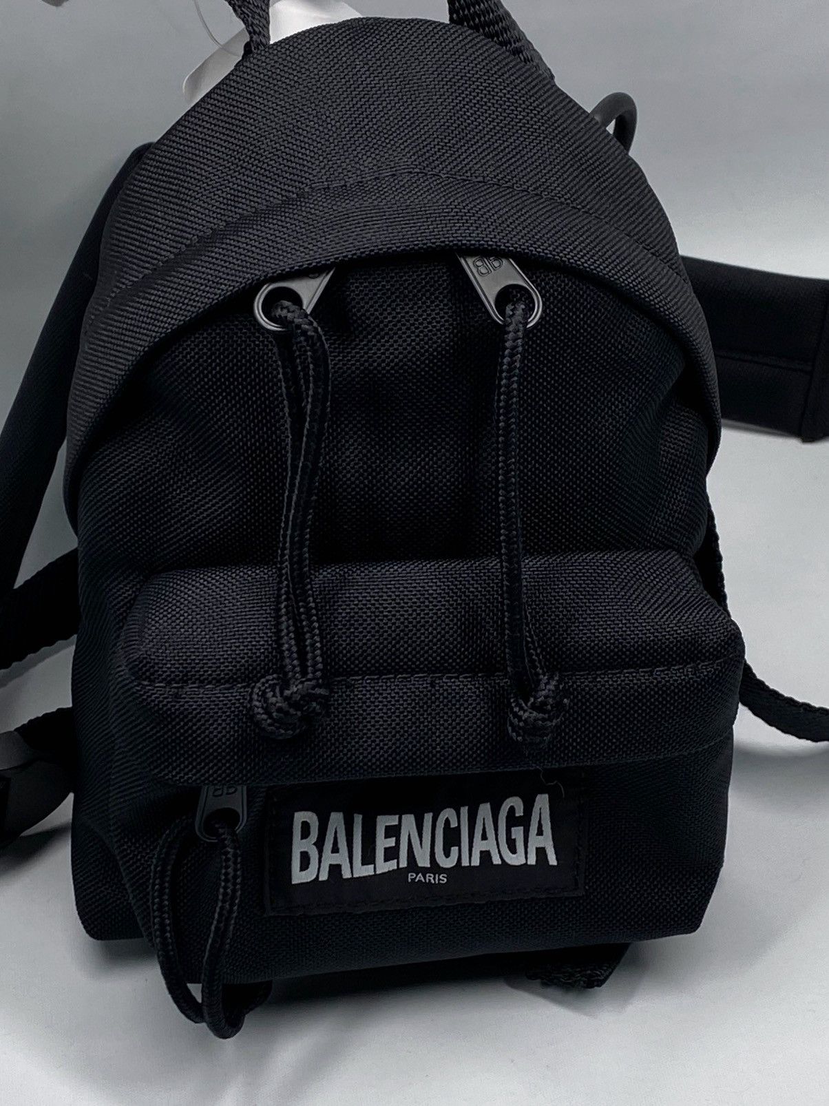 Balenciaga Balenciaga Black Nylon Mini Backpack Bag Size ONE SIZE - 8 Thumbnail