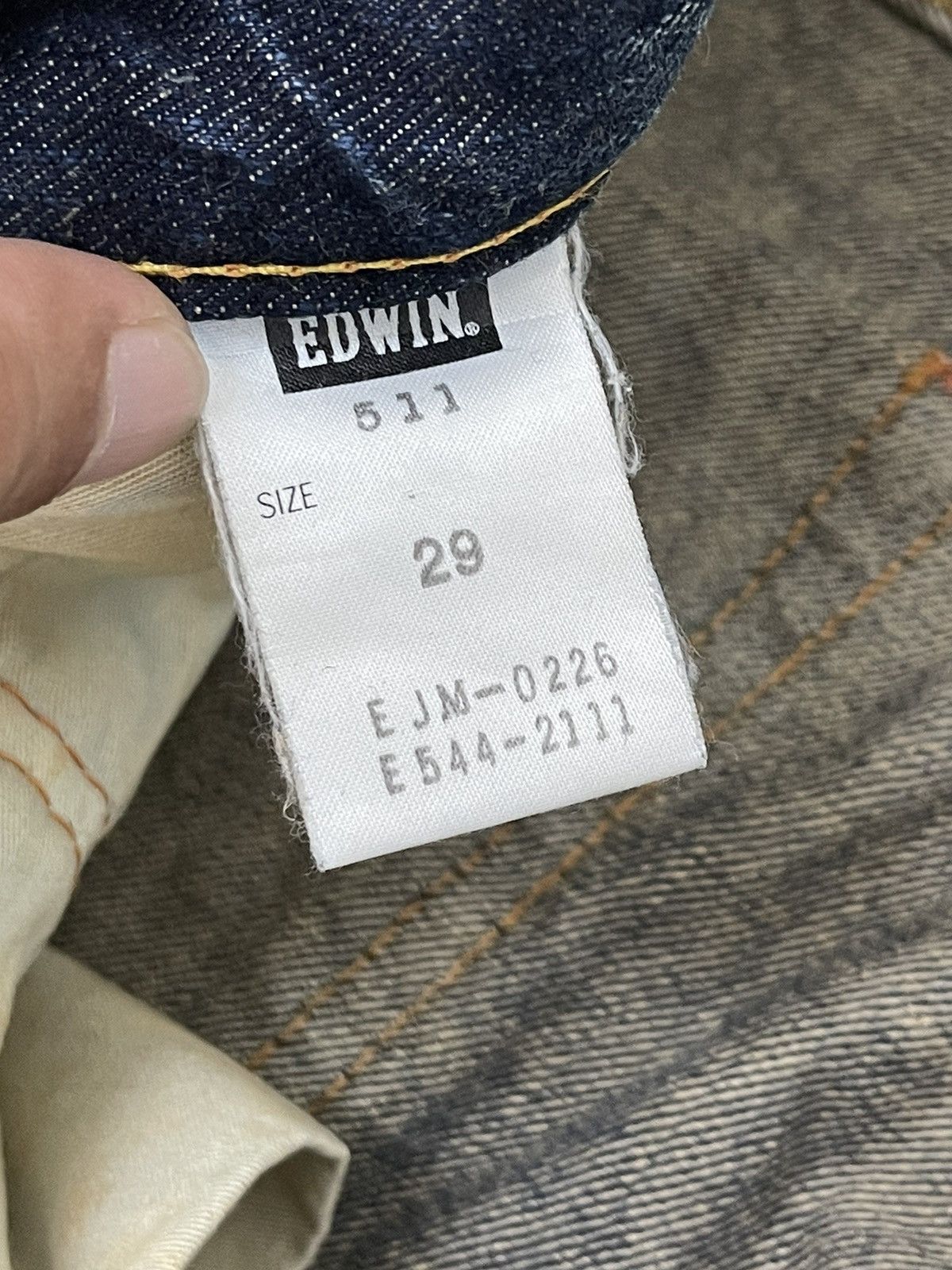 Edwin Flare Jeans Edwin Japan Faded Distress Boot Cut 8🟦3 Size US 32 / EU 48 - 21 Thumbnail