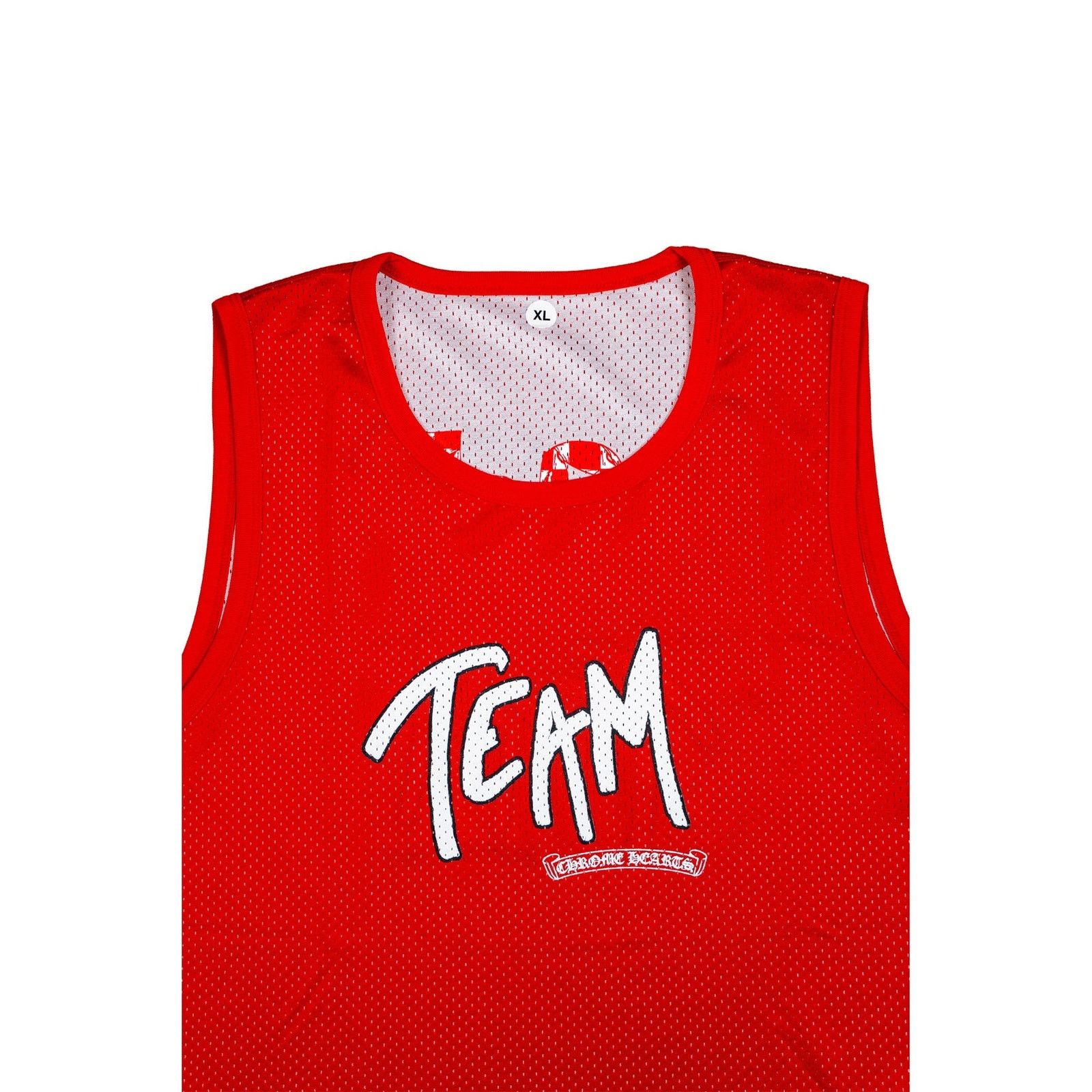 Chrome Hearts Matty Boy Sports Mesh Reversible Basketball Jersey 'Red' Size US S / EU 44-46 / 1 - 3 Thumbnail