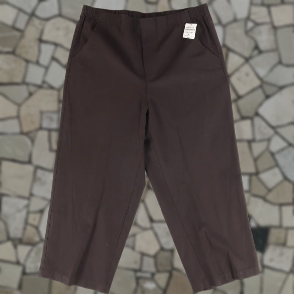 Orvis Orvis Crop Everyday Tencel Microfiber Chino Pants Brown Women's M Size 32" / US 10 / IT 46 - 1 Thumbnail