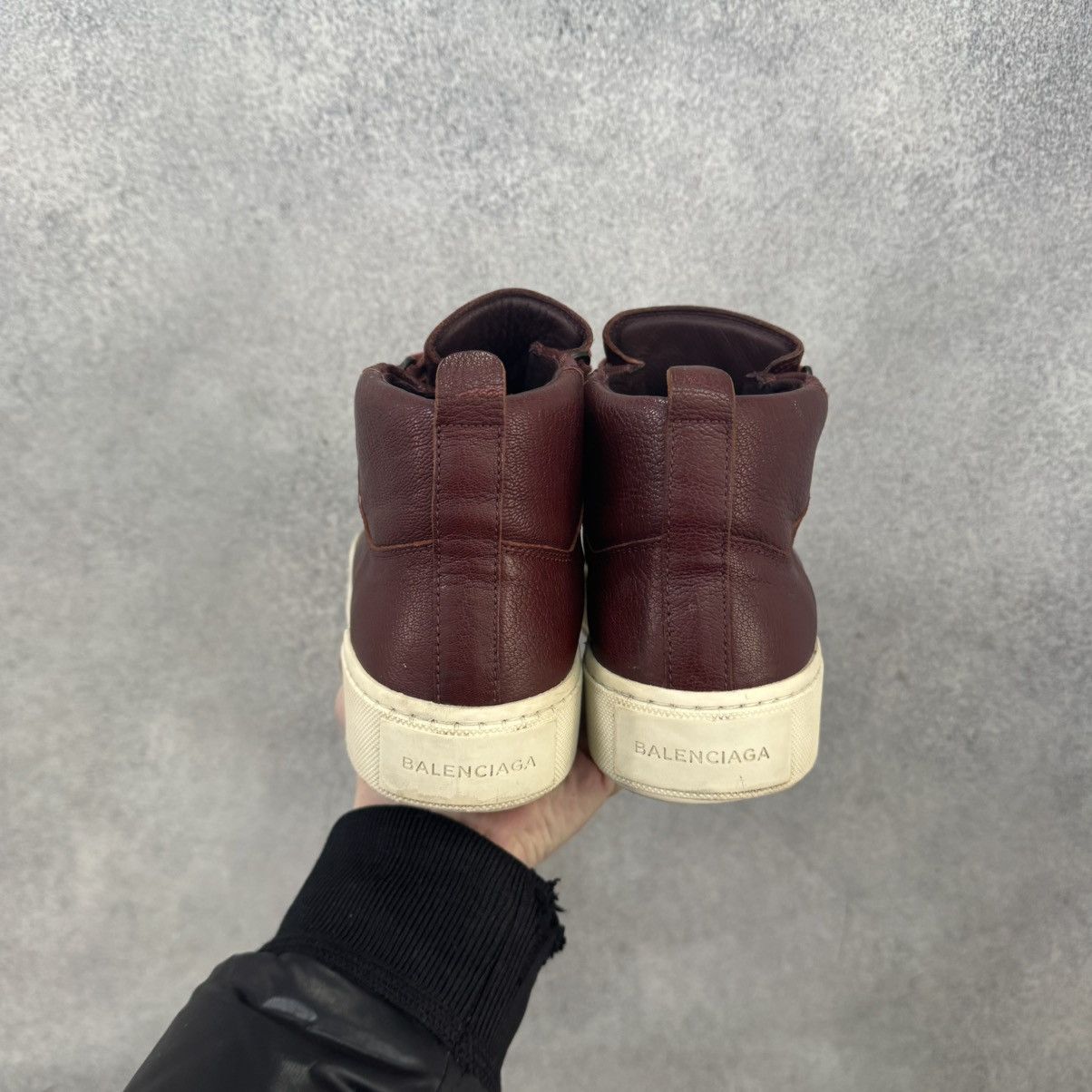Balenciaga Balenciaga Arena High Top Leather Sneakers Size US 9 / EU 42 - 4 Thumbnail
