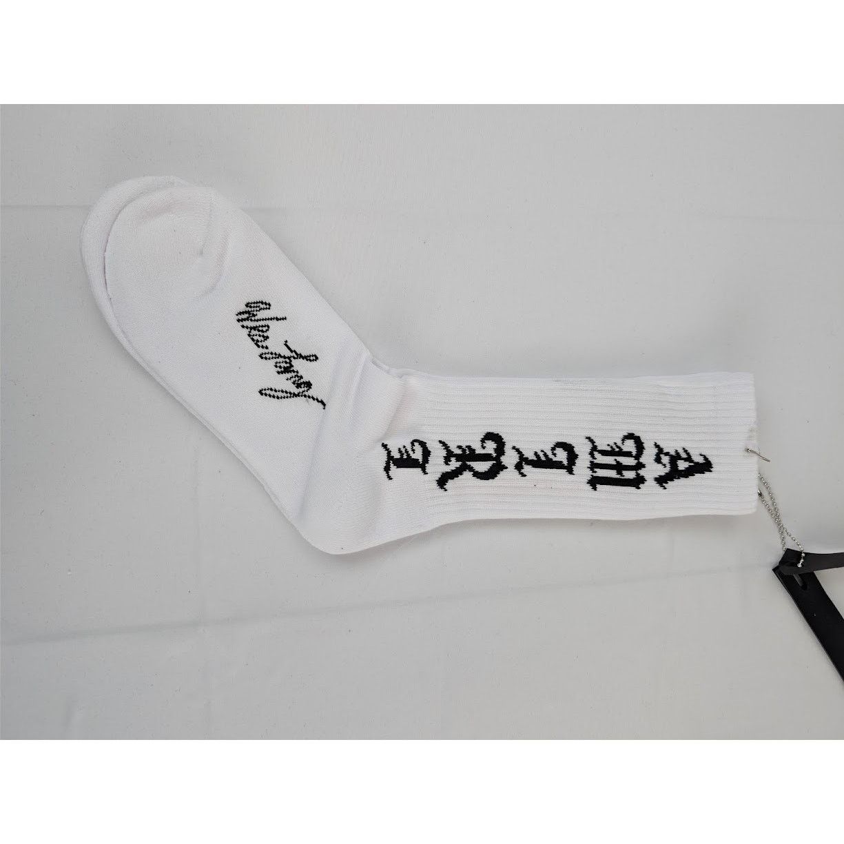 Amiri × Wes Lang o1rshd1 Q:2 / Size: 43-44 / Reaper Blood Socks in White Size ONE SIZE - 3 Thumbnail