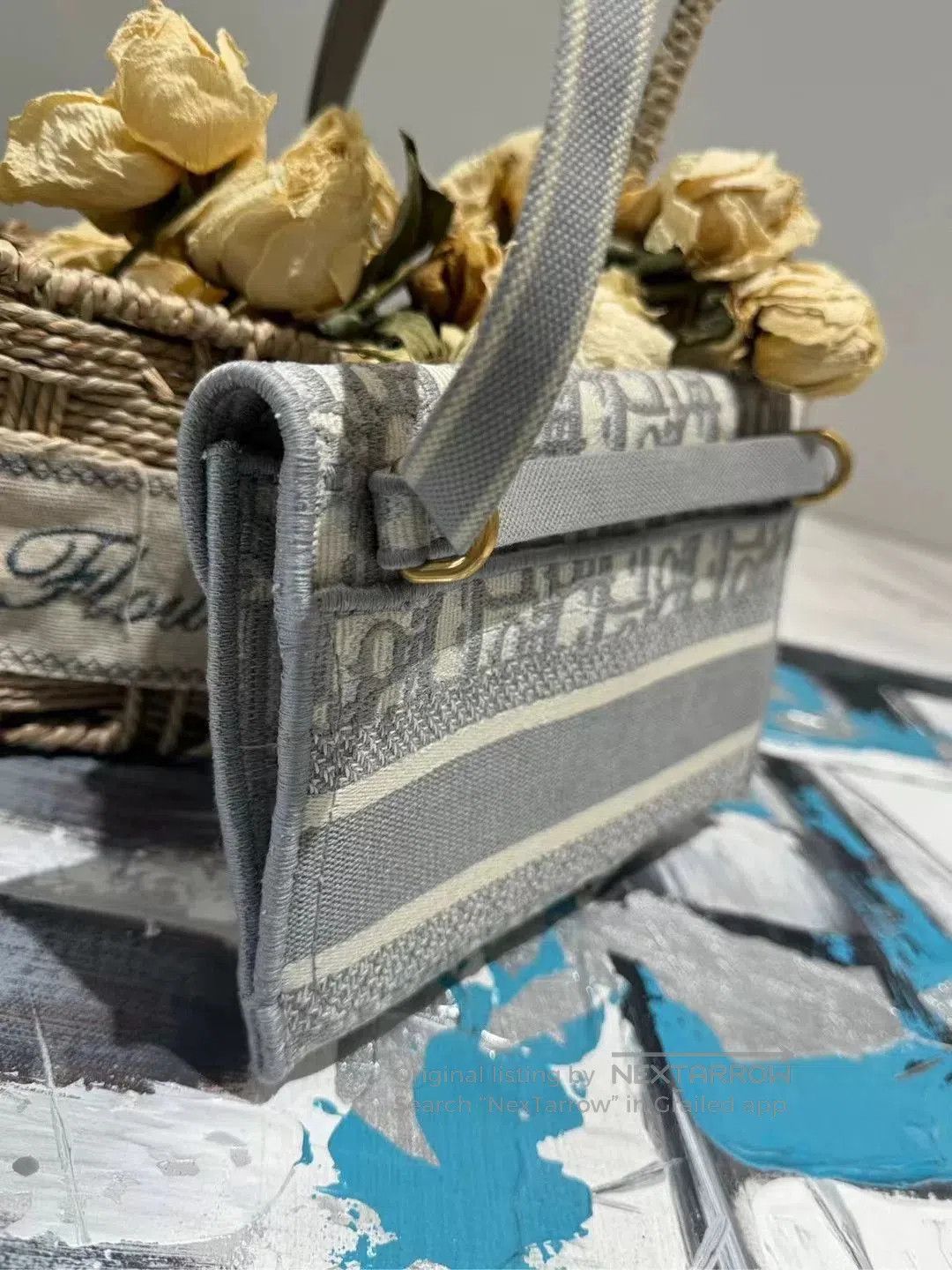 Dior Dior Embroidered Saddle Bag. Size ONE SIZE - 3 Thumbnail