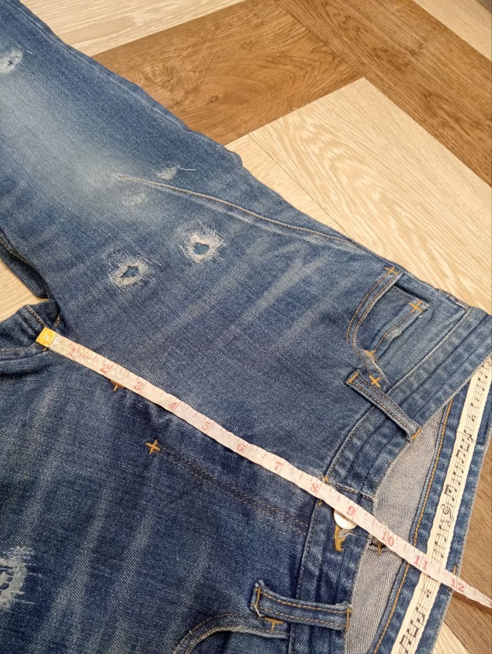 Number (N)ine NUMBER NINE x STUDIOUS BLUE DENIM STRETCH SKINNY PANTS Size US 29 - 13 Thumbnail