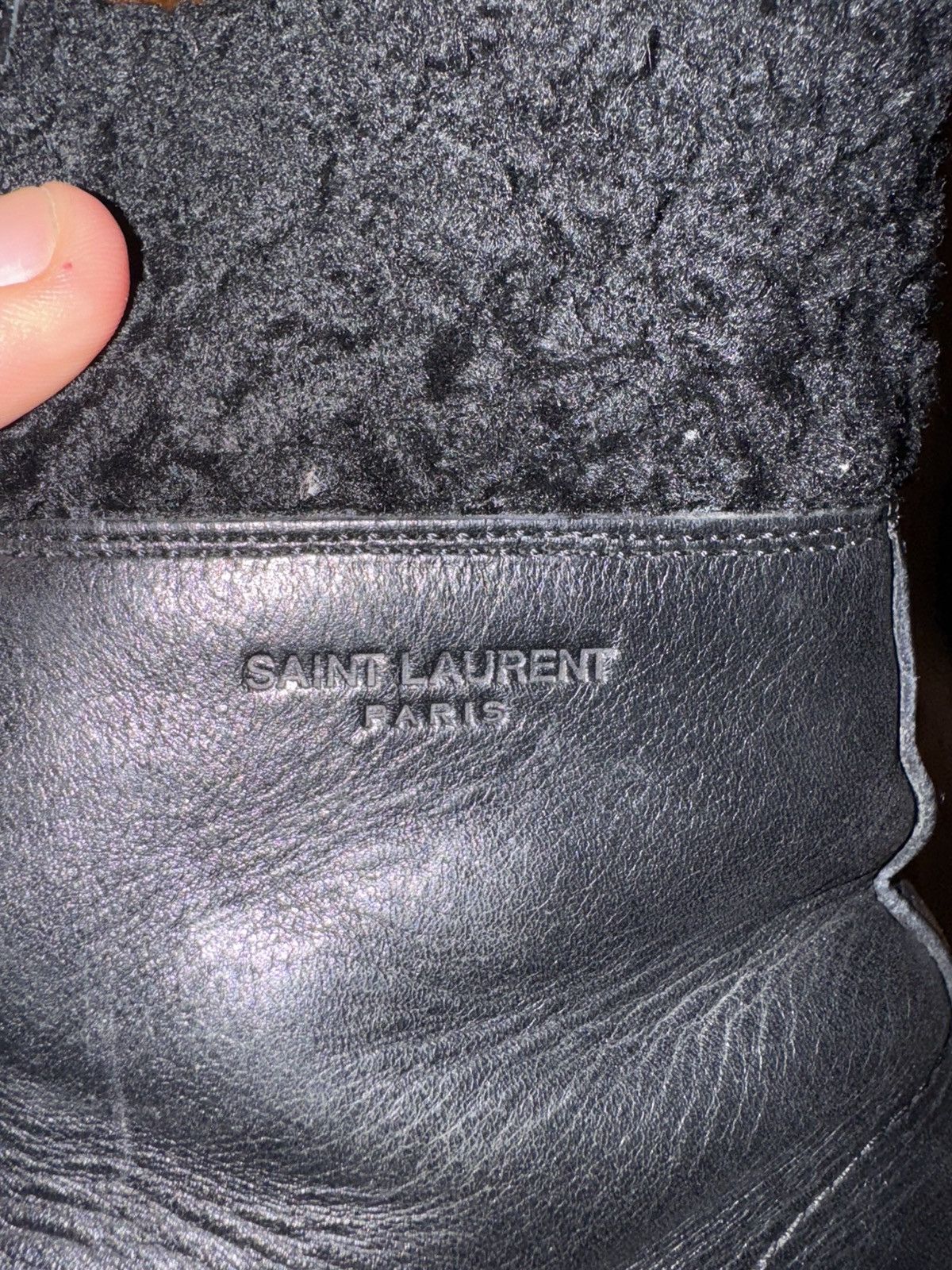 Saint Laurent Paris SAINT LAURENT PARIS SHEARLING TREKKER BOOT Size US 9 / EU 42 - 10 Thumbnail
